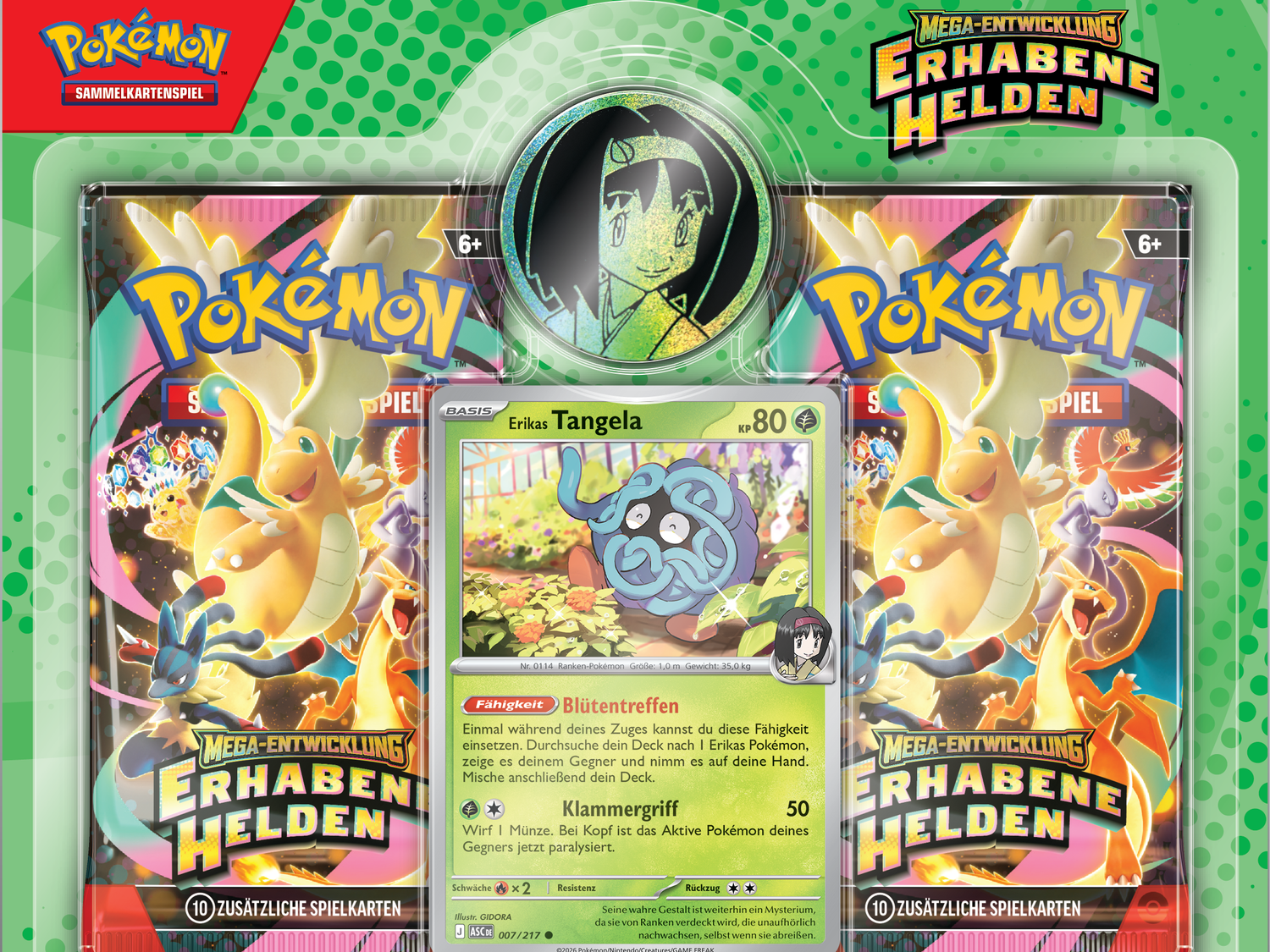 Die Kollektion "Erhabene Helden: Erika/Aoki".