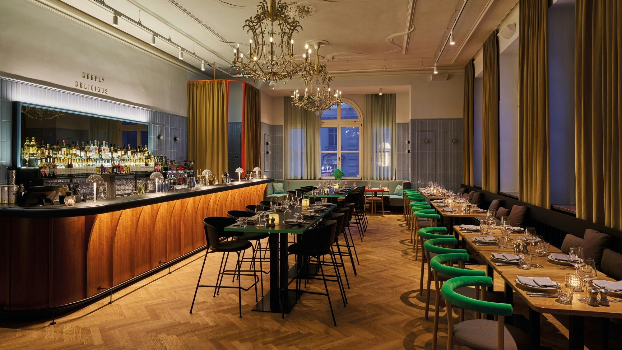 Das Restaurant Auntie Heidi im Badeschloss