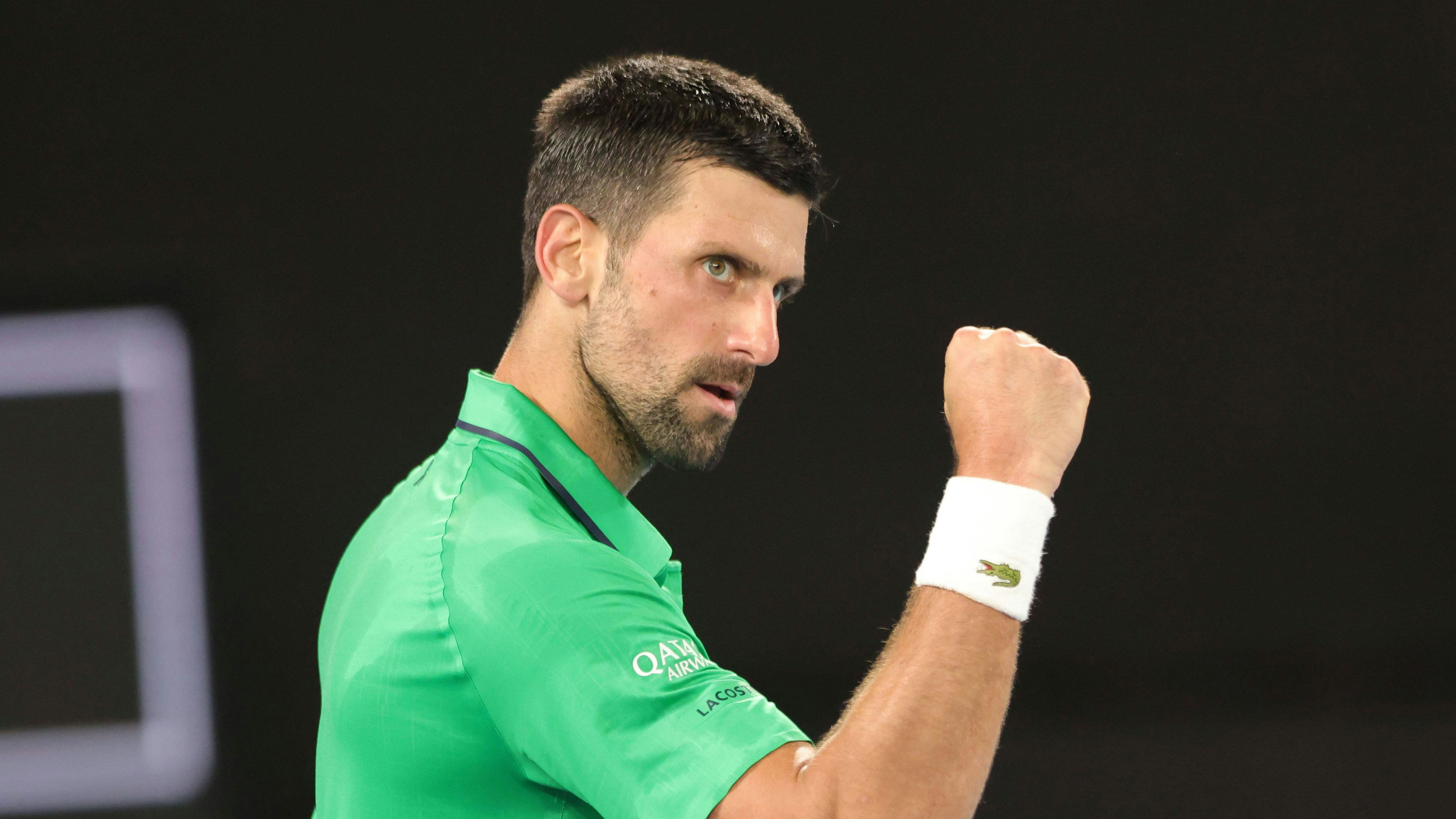 Novak Djokovic, SRB, during semifinals at 2026 Australian Open in Melbourne, 30/01/2026 - *** Novak Djokovic, SRB, during semifinals at 2026 Australian Open in Melbourne, 30 01 2026 PUBLICATIONxNOTxINxCHNxSUI