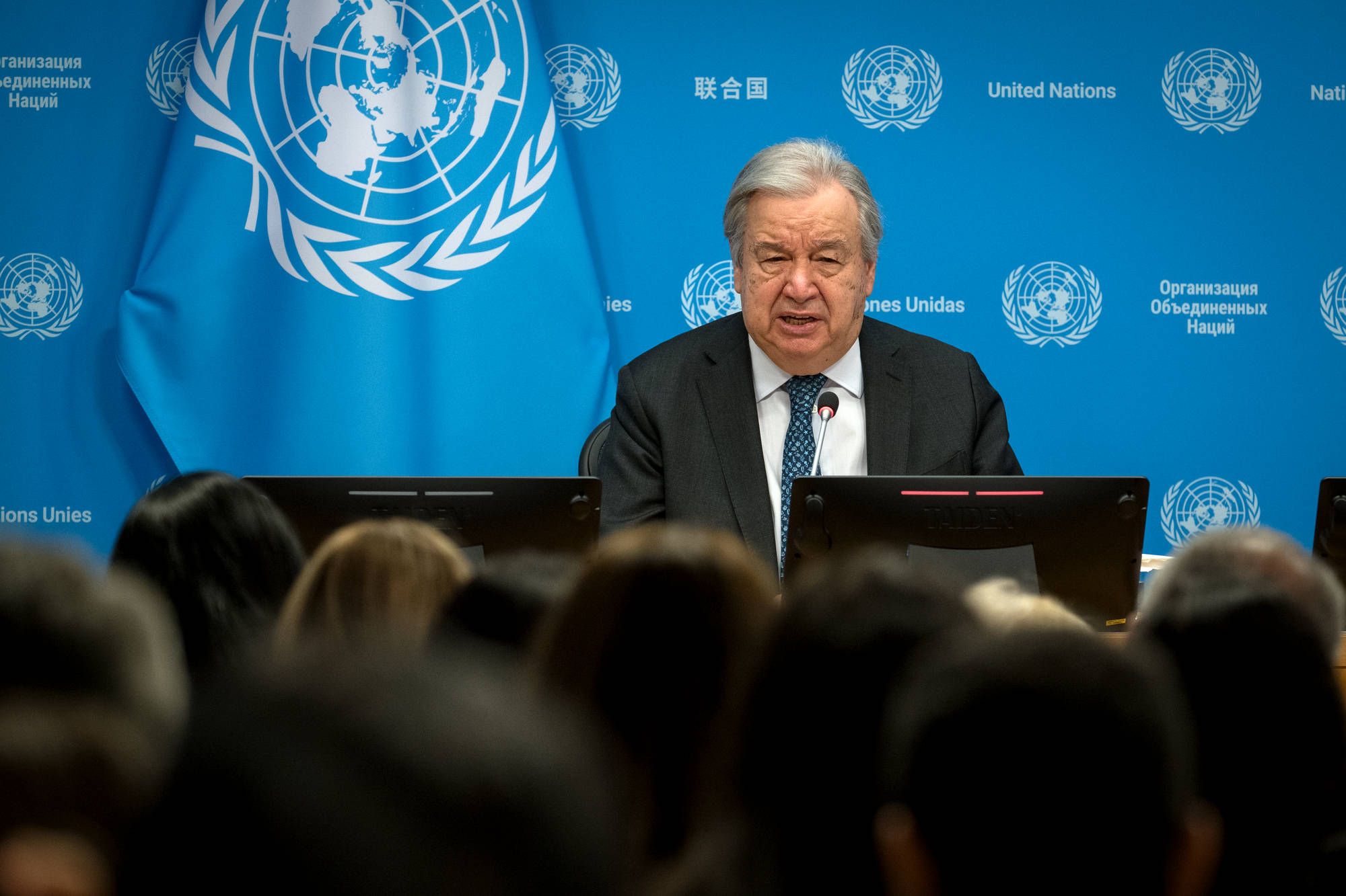 UN-Generalsekretär Antonio Guterres schlägt Alarm.