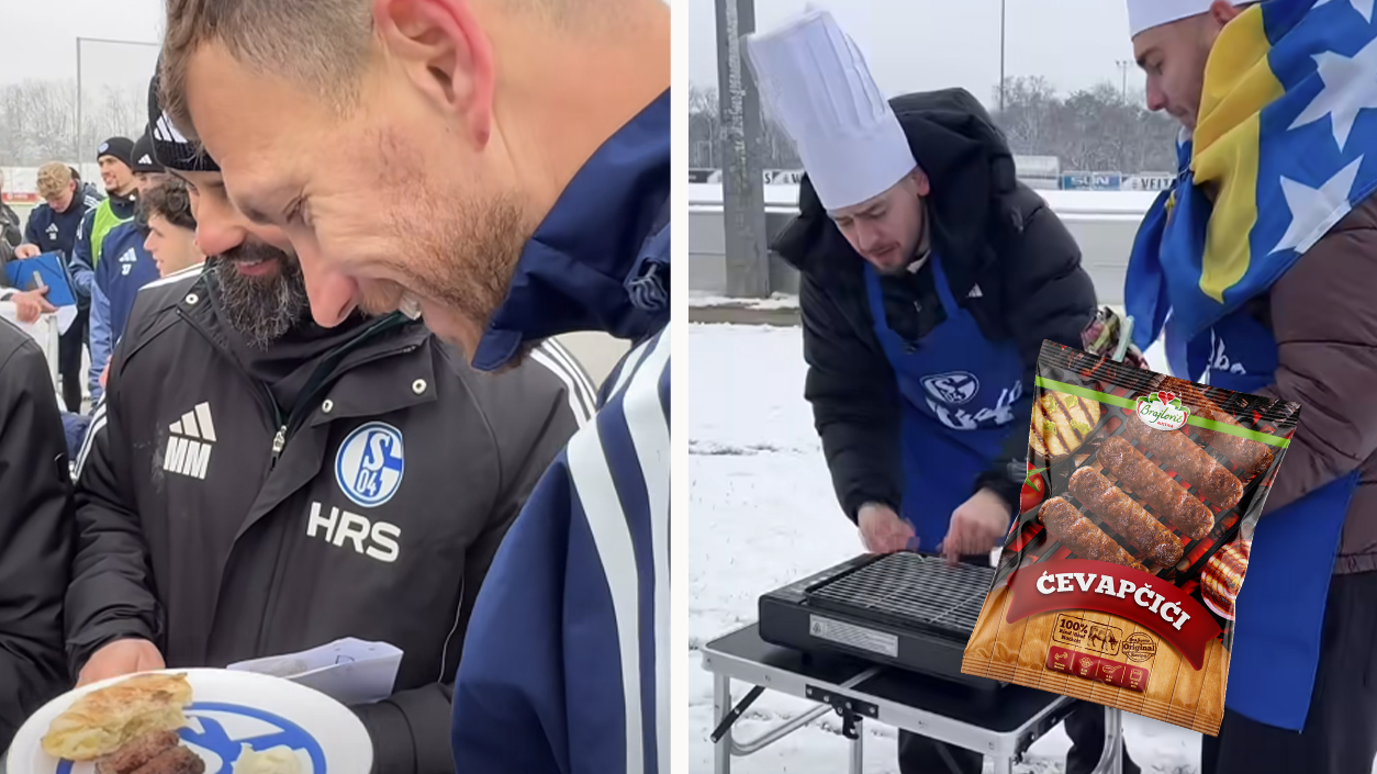 Heute.at - Nach dem Training: Džeko mit Wiener Cevapi überrascht