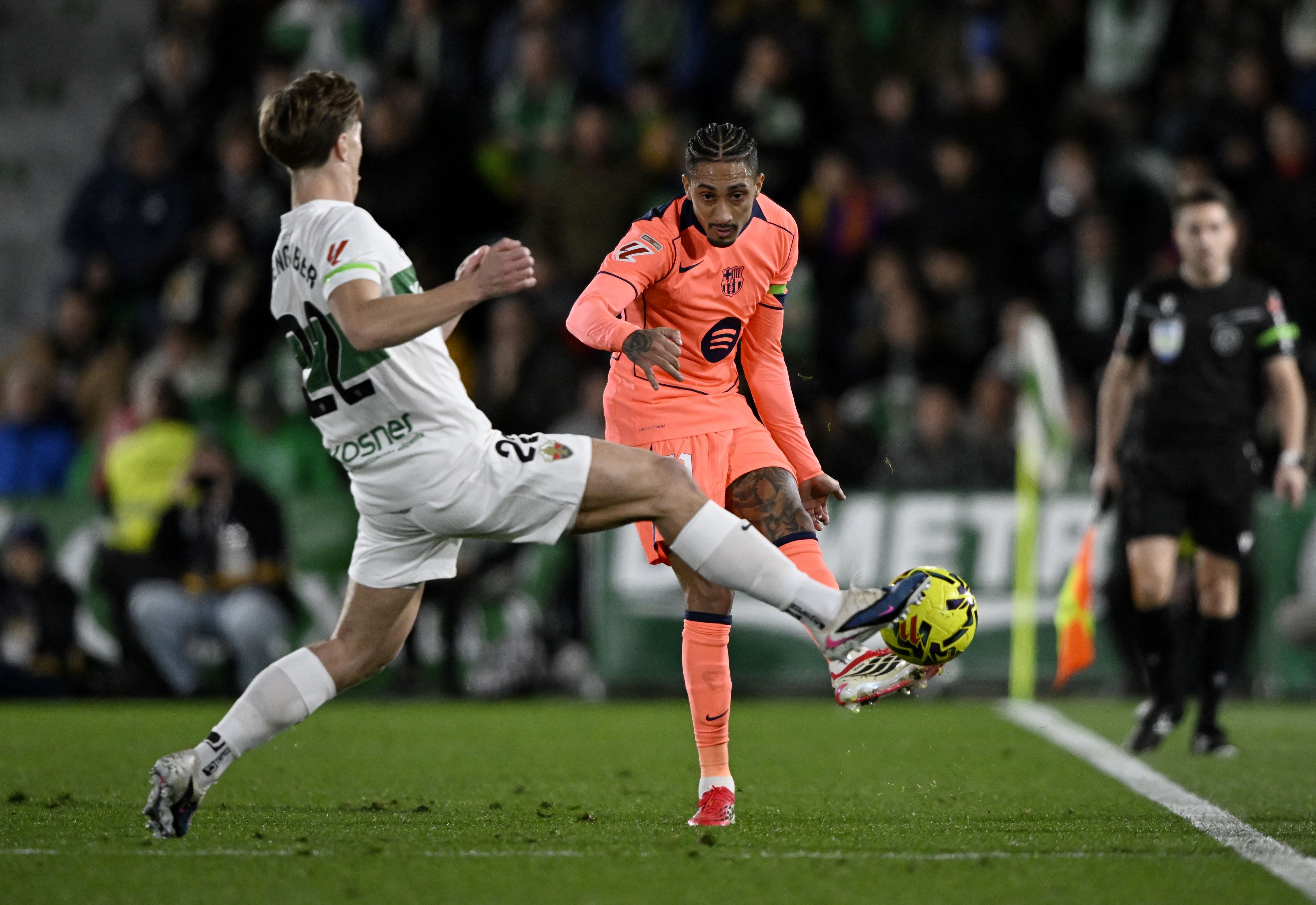 David Affenbruber verlor gegen Barcelona. 