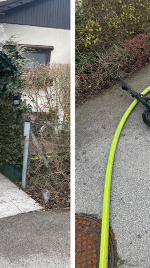 Brand Floridsdorf: Akku-Feuer in Siedlung löst Großeinsatz aus. Hausbesitzer verletzt, Feuerwehr bringt Brand nach Stunden unter Kontrolle.