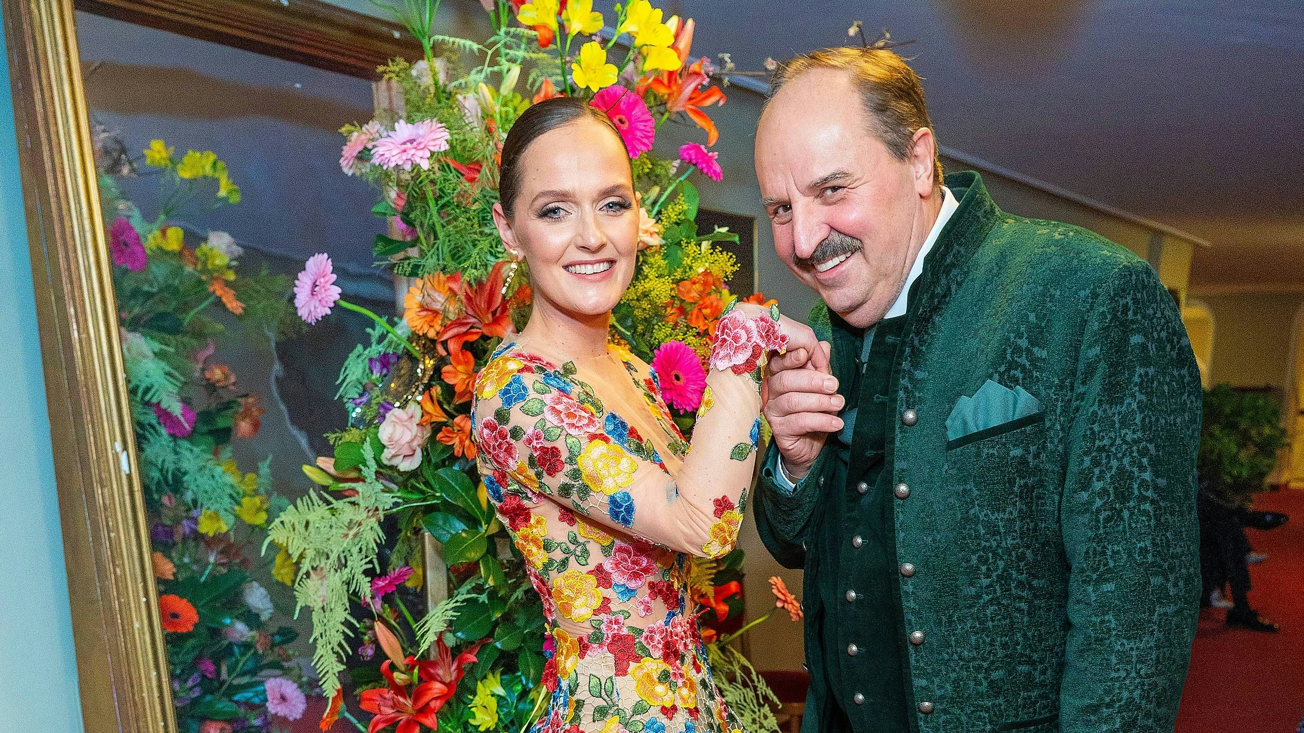 25. Grazer Opernredoute Ball, Grazer Oper, Graz, Steiermark, 29.1.2025 -  Eva POLESCHINSKI, Johann LAFER 