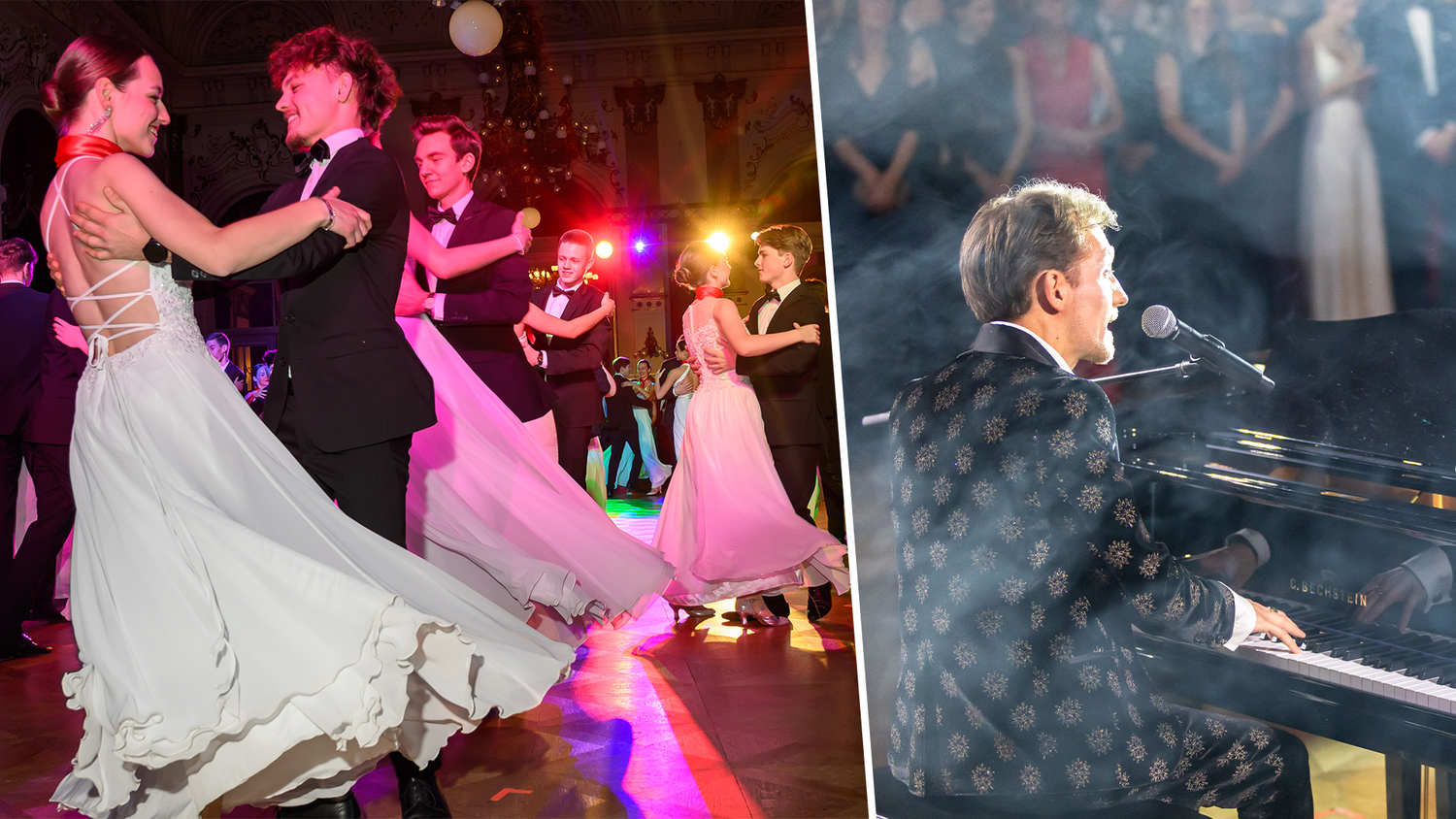 Heute.at - Glanz im Palais Linz – 75. KV-Ball feierte Udo Jürgens