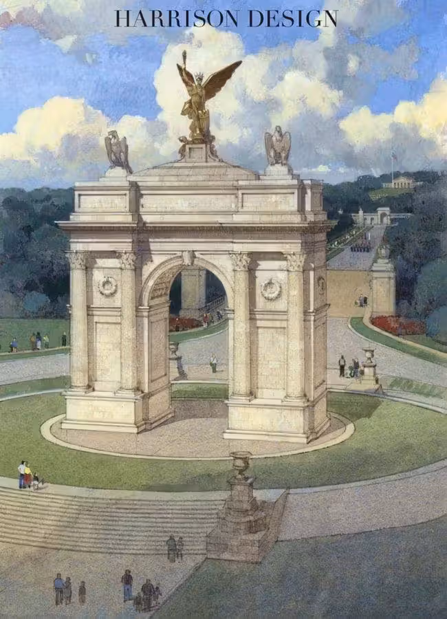 Heute.at - Trump will 76 Meter hohen Triumphbogen in Washington