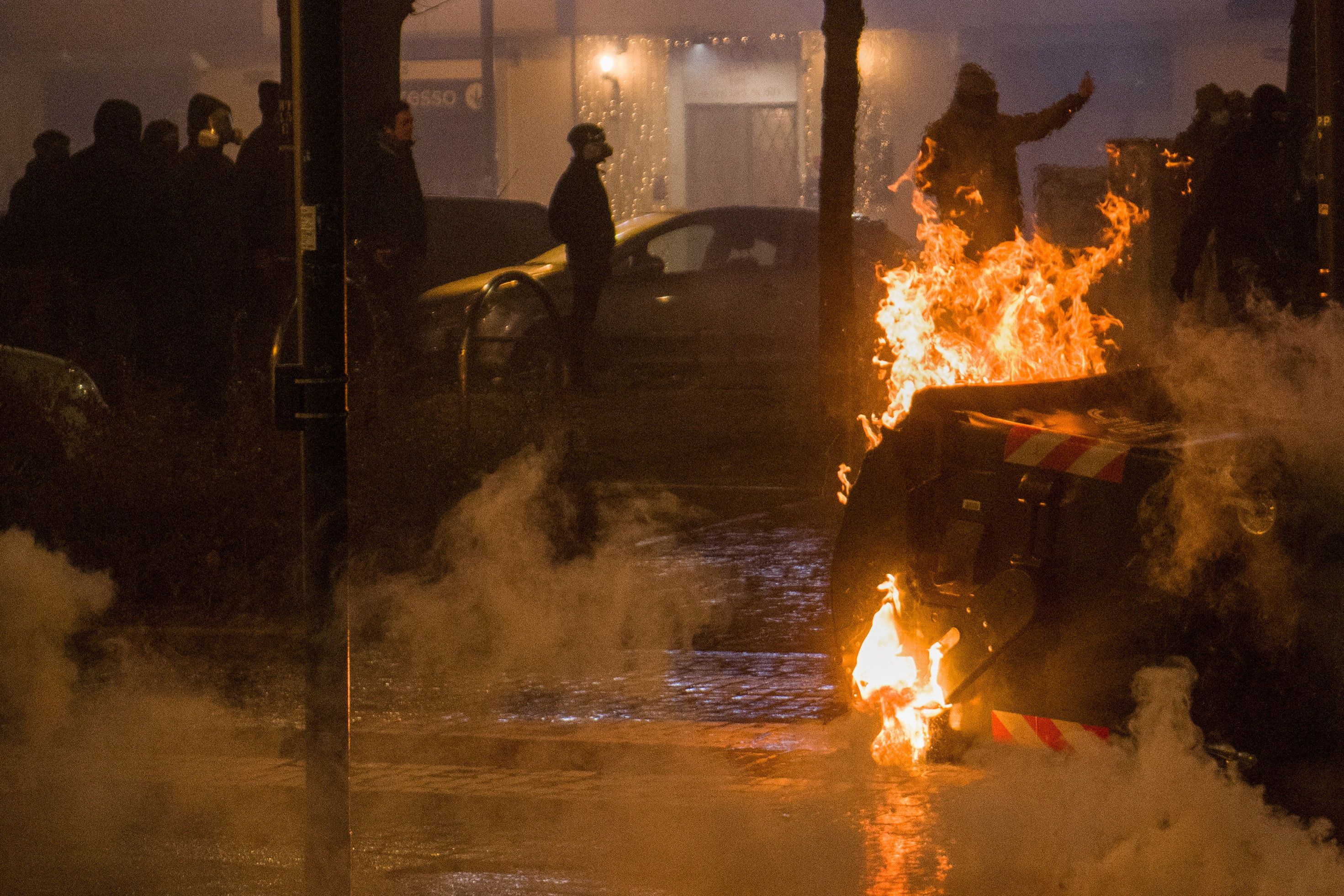 Schwere Ausschreitungen bei einer Demonstration in Turin am 31. Jänner 2026