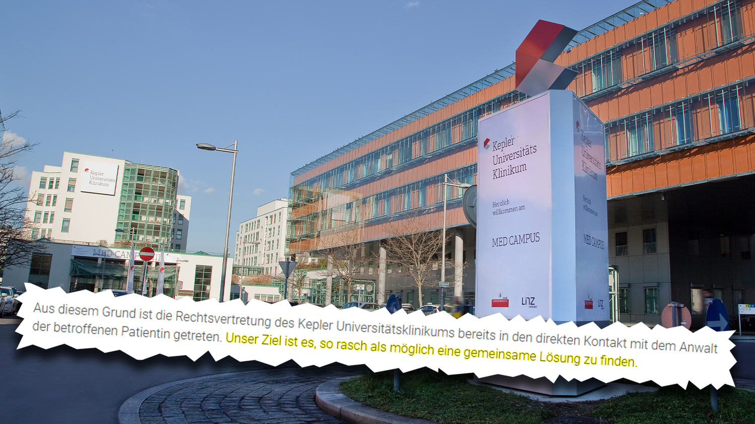 In einem neuen Statement erklärt das Spital, schon in Kontakt mit dem Anwalt der Betroffenen (30) zu stehen.