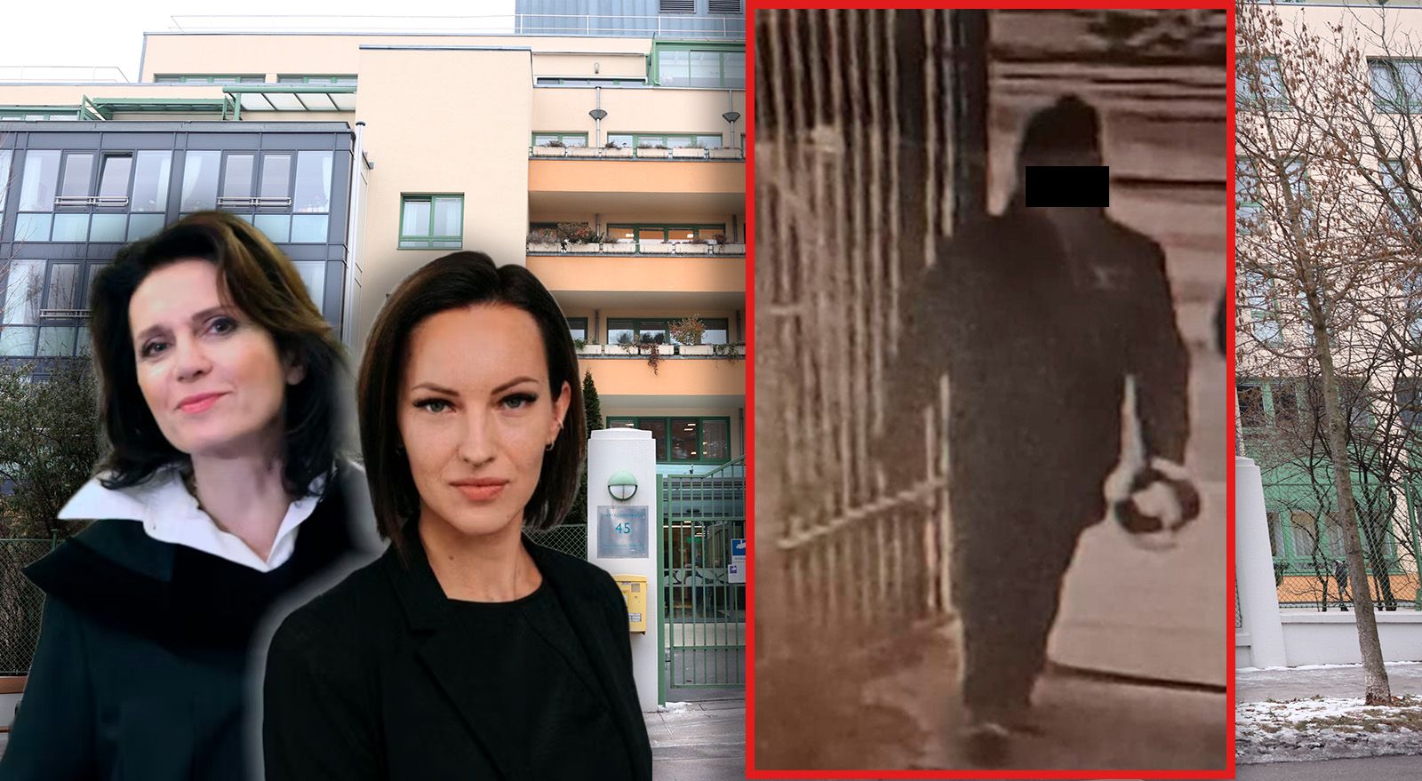 Astrid Wagner und Ina-Christin Stiglitz verteidigen den Verdächtigen (61), der mit einem Blumenstrauß in die Seniorenresidenz ging.