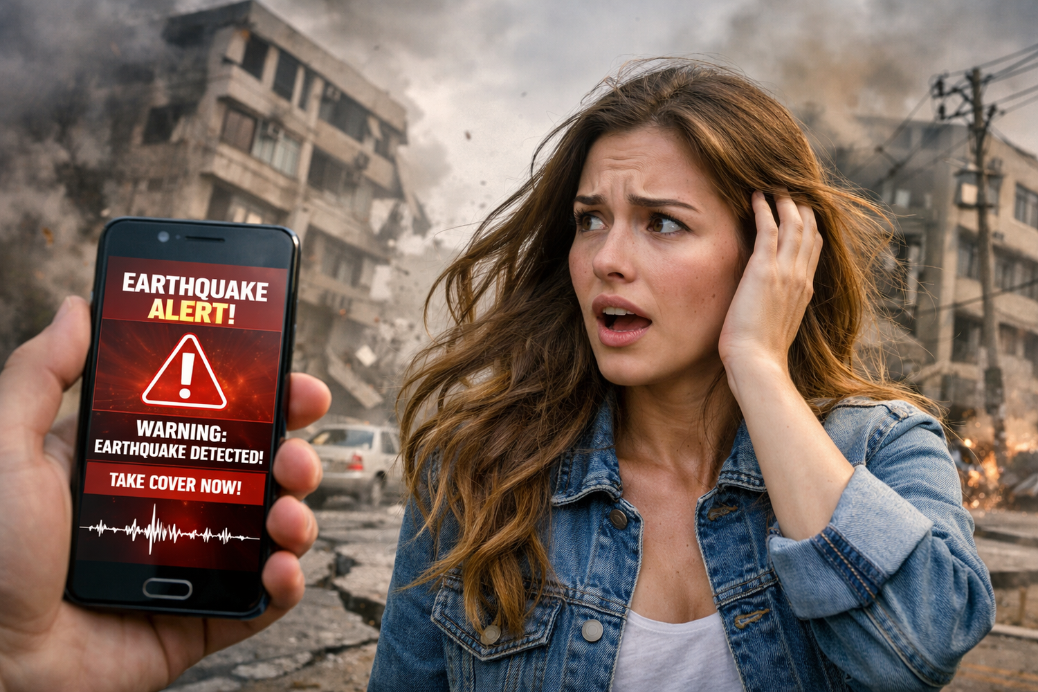 Erdbeben-Warnung: Dein Handy kann zum Lebensretter werden.