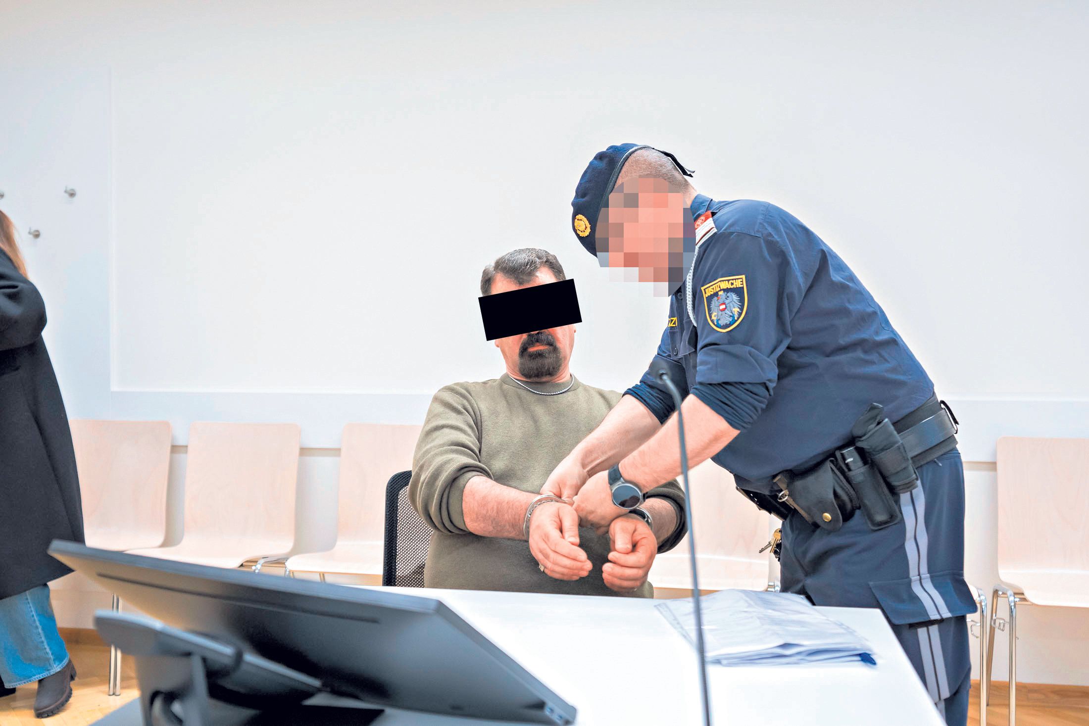 Der 54-Jährige am Wiener Landesgericht für Strafsachen.