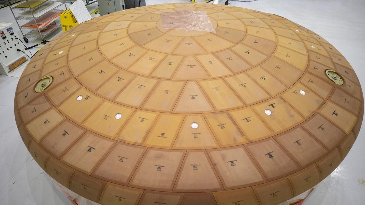 Der Hitzeschild gilt als vielleicht größter Risikofakter der Mission