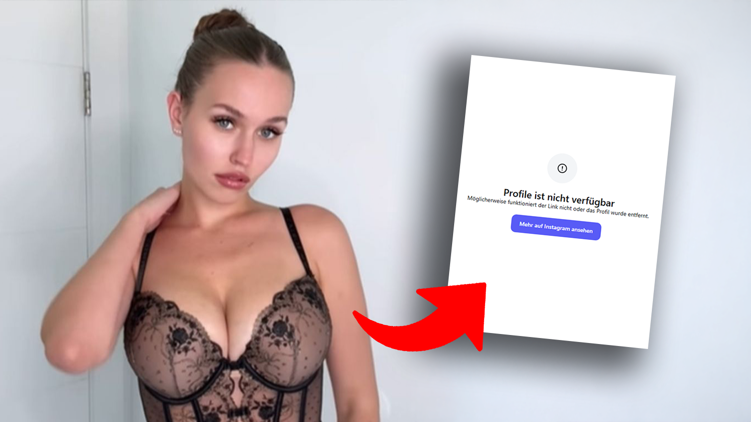 Laura Müllers Profil ist futsch!