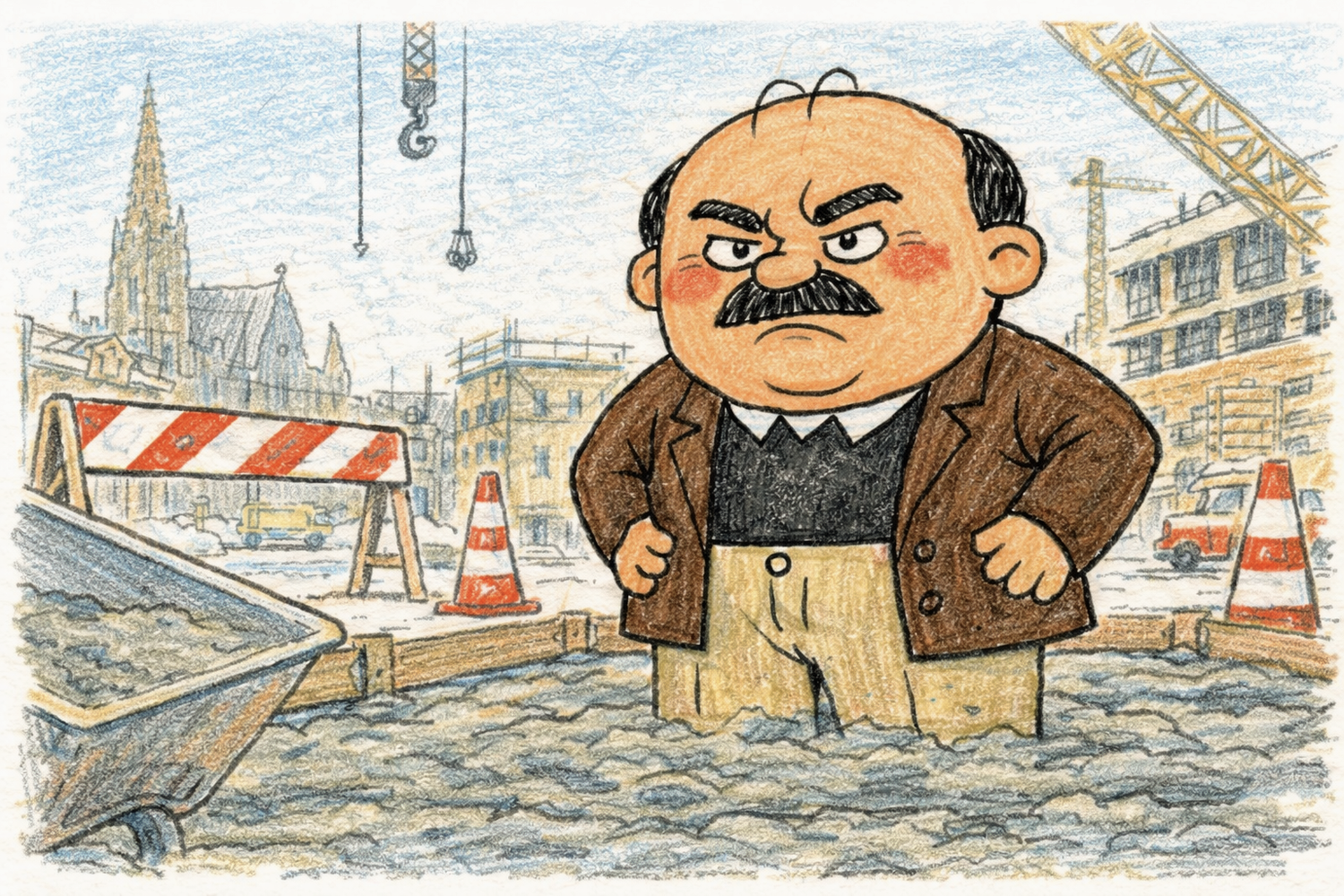 Heute.at - HERLICEK – 104. Folge: Klima-Kleber auf der Baustelle