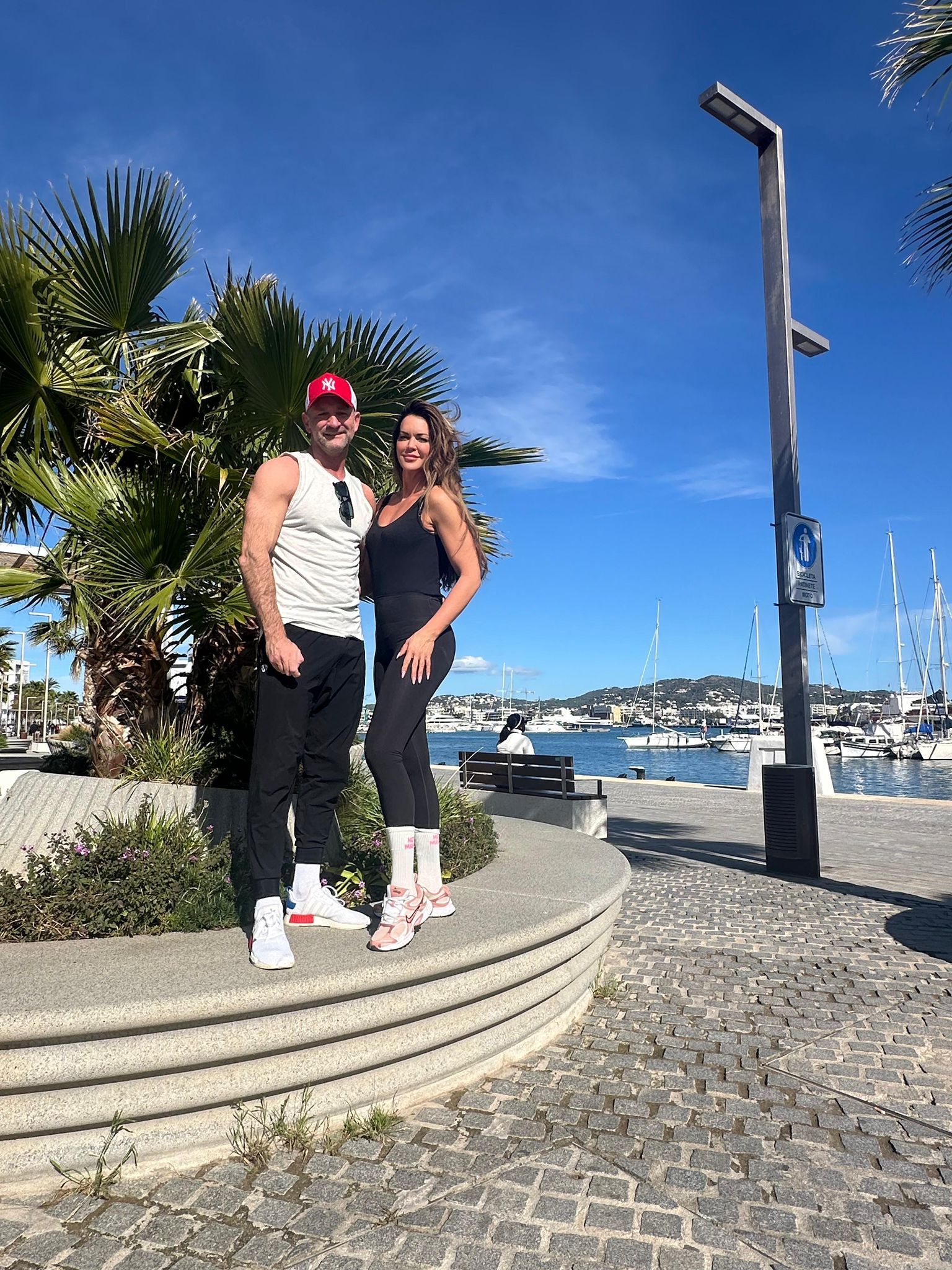 Martina Reuter und ihr Trainer Vladi Pavlic, in den sie sich verliebt hat