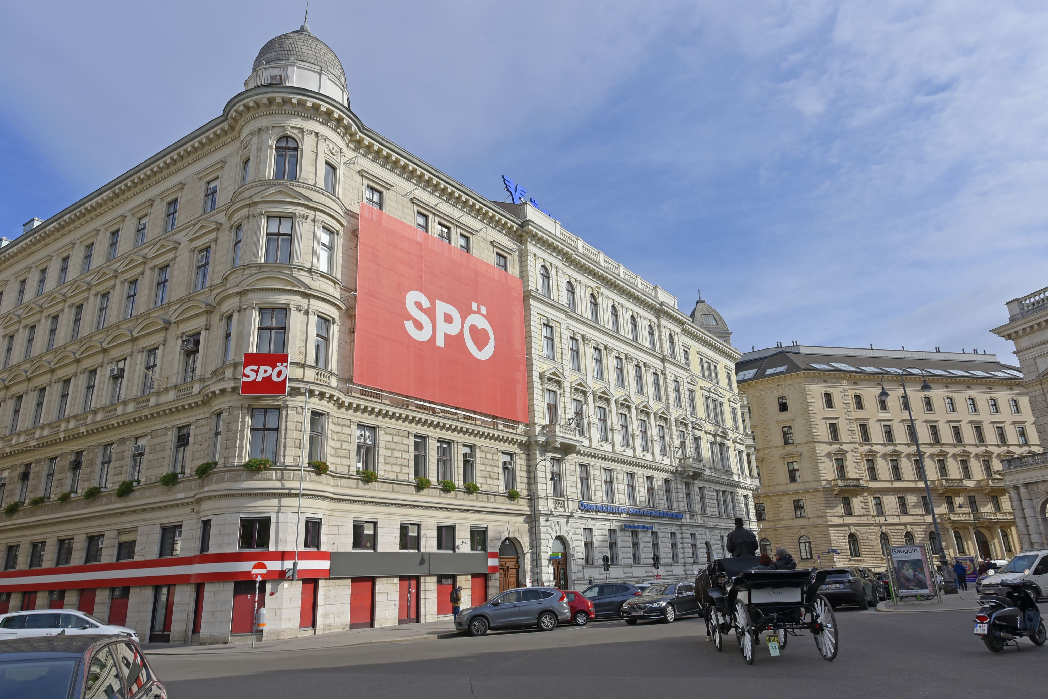 Die SPÖ-Parteizentrale in der Wiener Löwelstraße 18.