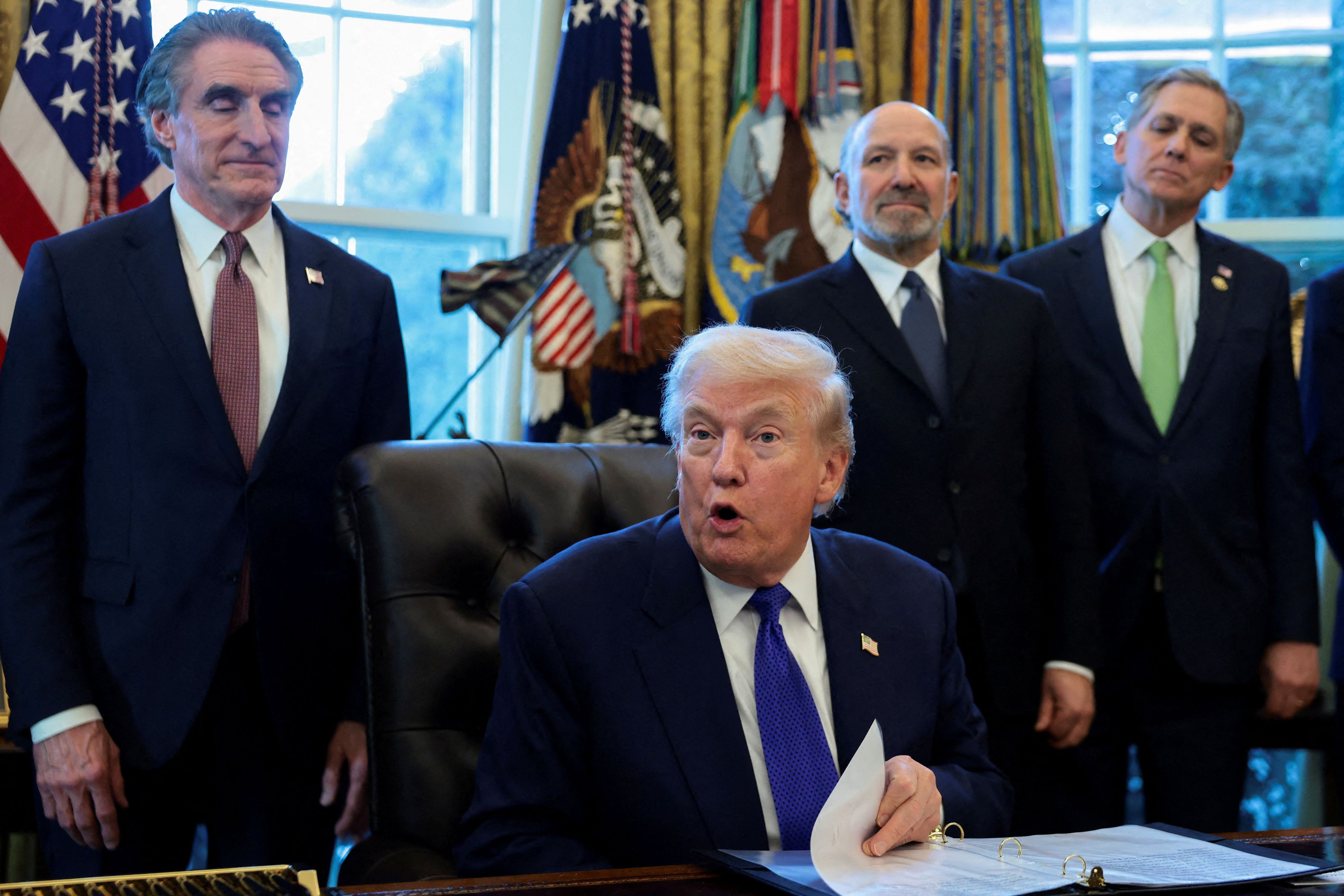 US-Präsident Donald Trump hat erneut eine Reporterin beleidigt. (Symbolbild)