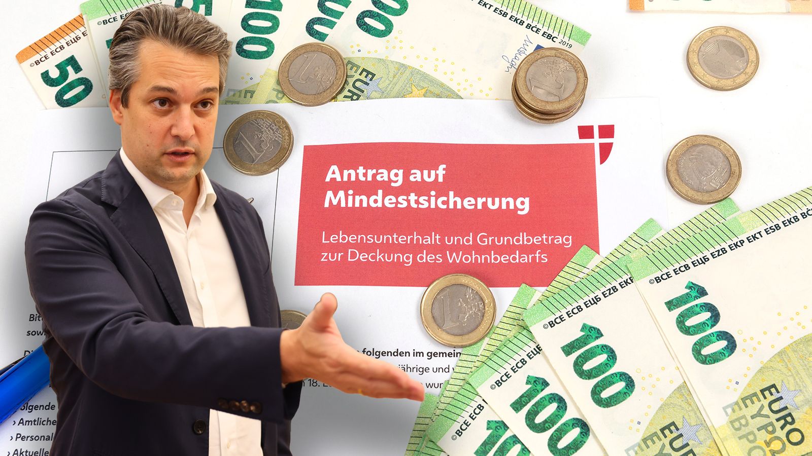 Wiens FP-Chef Dominik Nepp will die Mindestsicherung nur noch an Staatsbürger auszahlen.