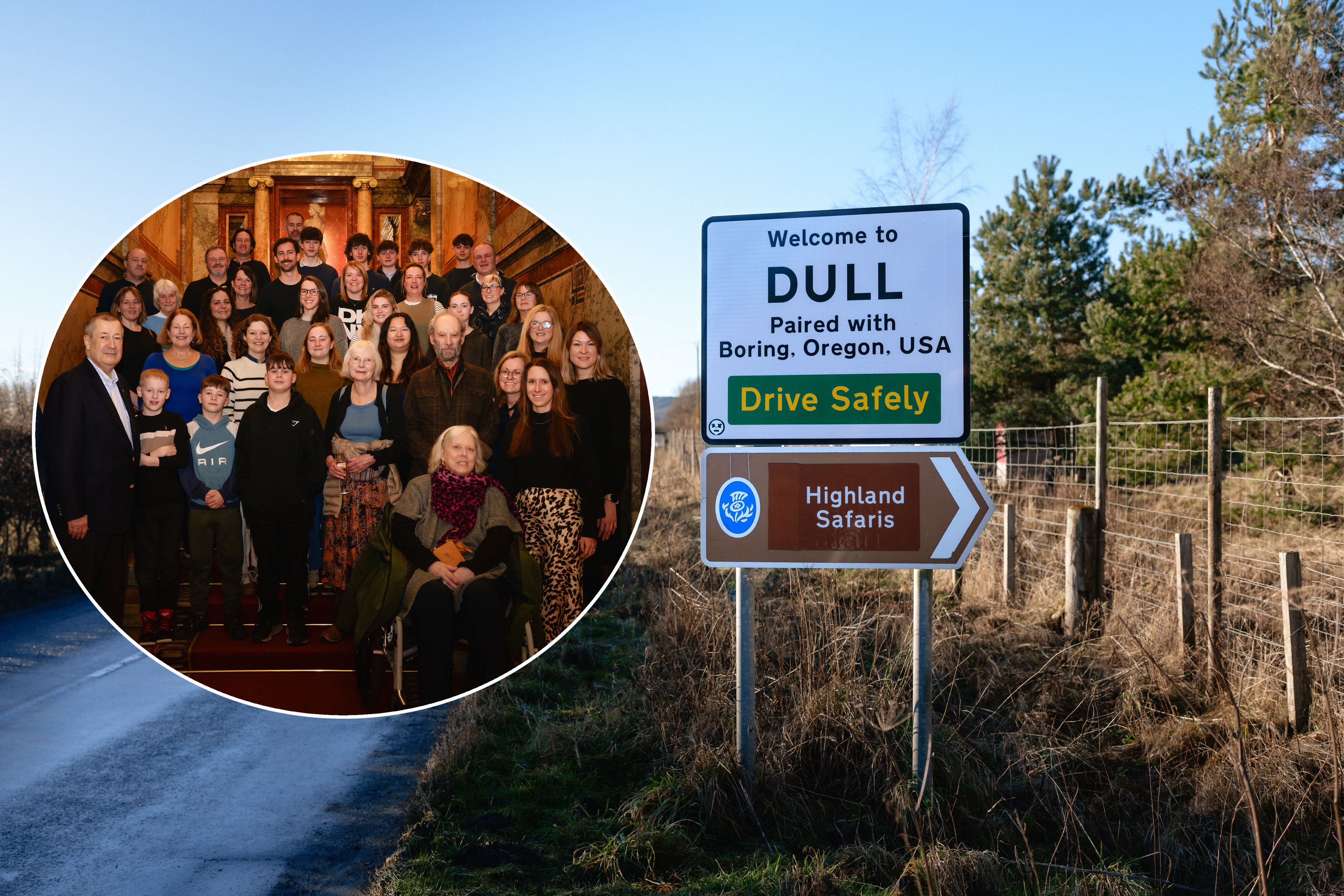 33 Bewohner aus Dull statteten Wien einen Besuch ab.