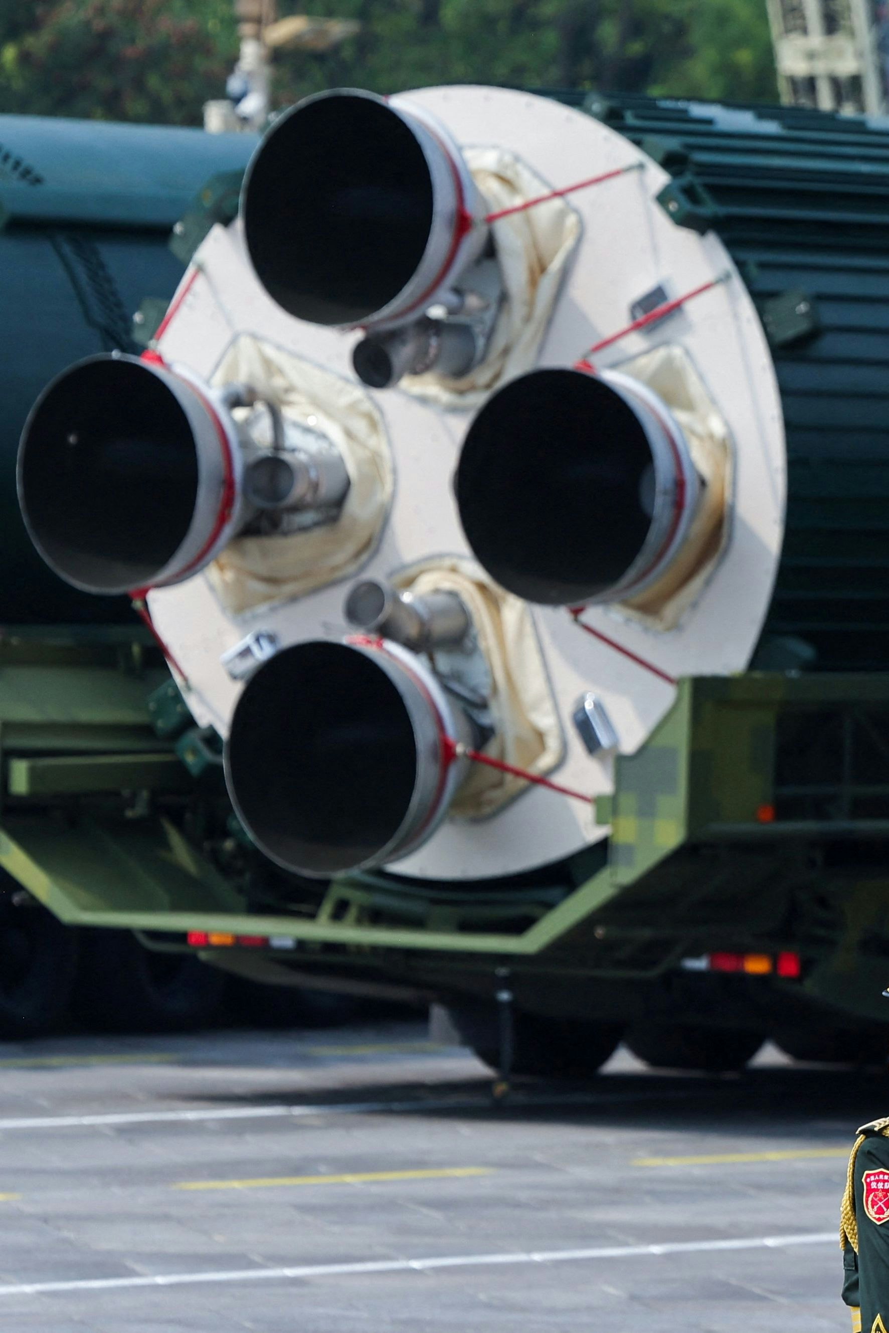 Bei einer Militärparade zeigte China 2025 unter anderem DF-5C-Atomraketen her