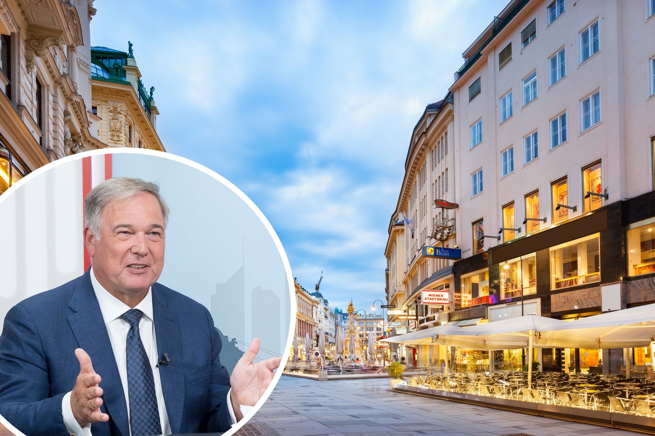 WKW-Präsident Walter Ruck freut sich über den Gründerrekord in Wien.