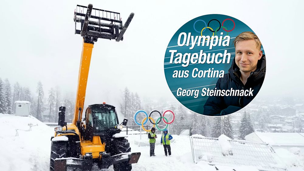 Heute.at - Tag der Eröffnung: Baustellen-Chaos beherrscht Cortina