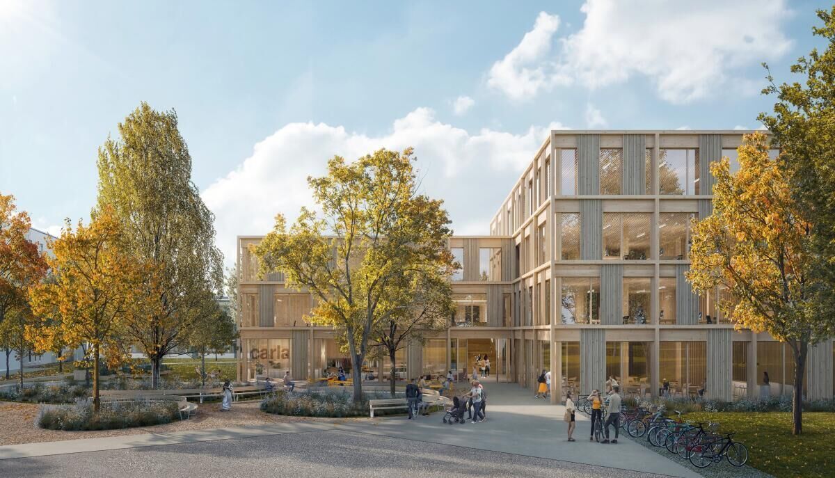 Ein Rendering des Architekturbüros zeigt, wie das 