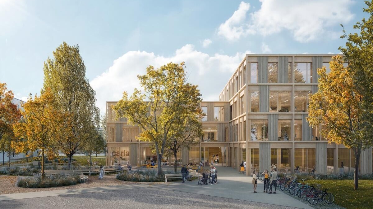 Ein Rendering des Architekturbüros zeigt, wie das "Haus der Nächstenliebe" einmal ausschauen soll.