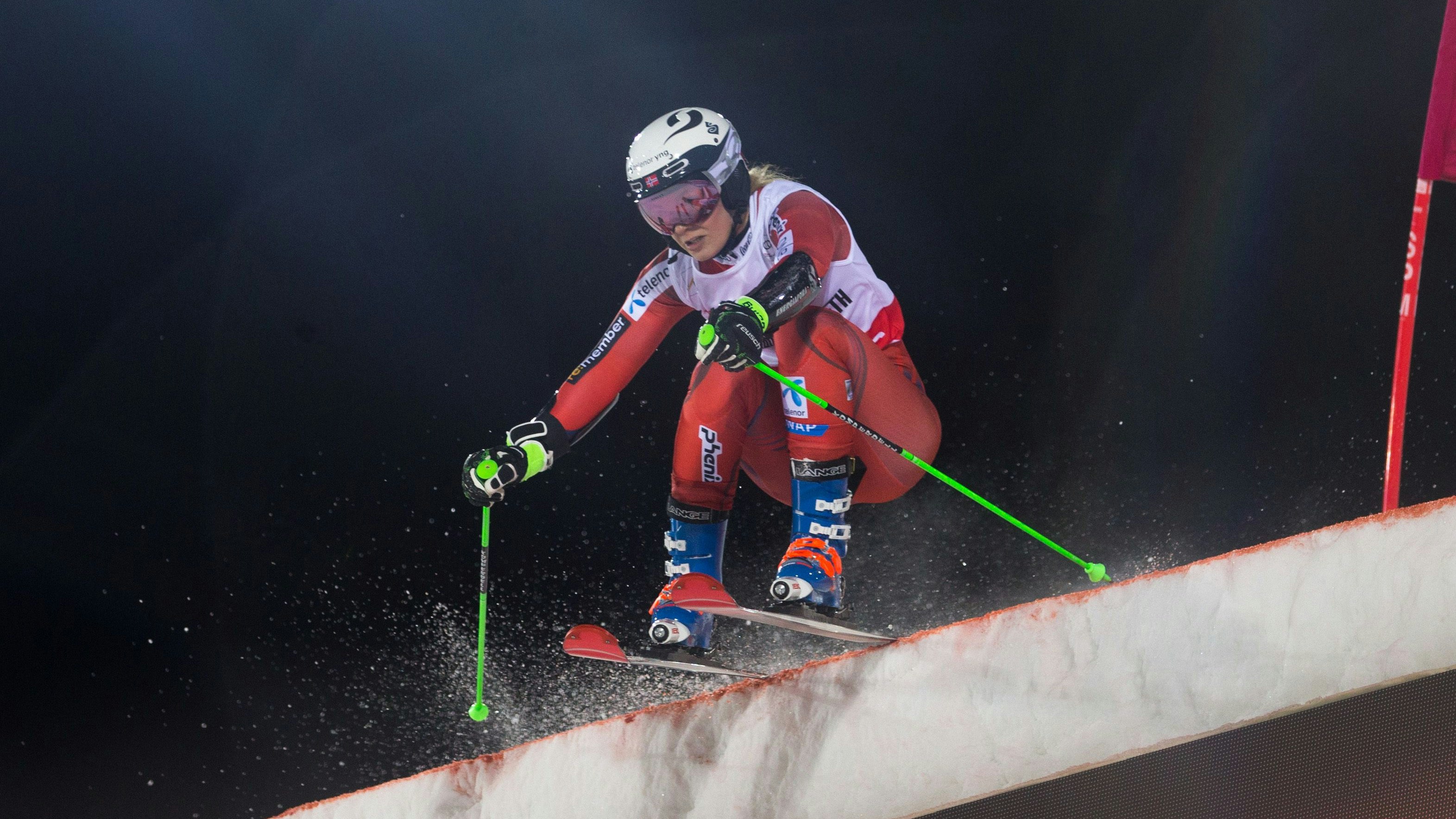 STOCKHOLM,SWEDEN,30.JAN.18 - ALPINE SKIING - FIS World Cup, City Event, parallel slalom, ladies, men. Image shows Nina Haver-Loeseth (NOR). Photo: GEPA pictures/ Daniel Goetzhaber