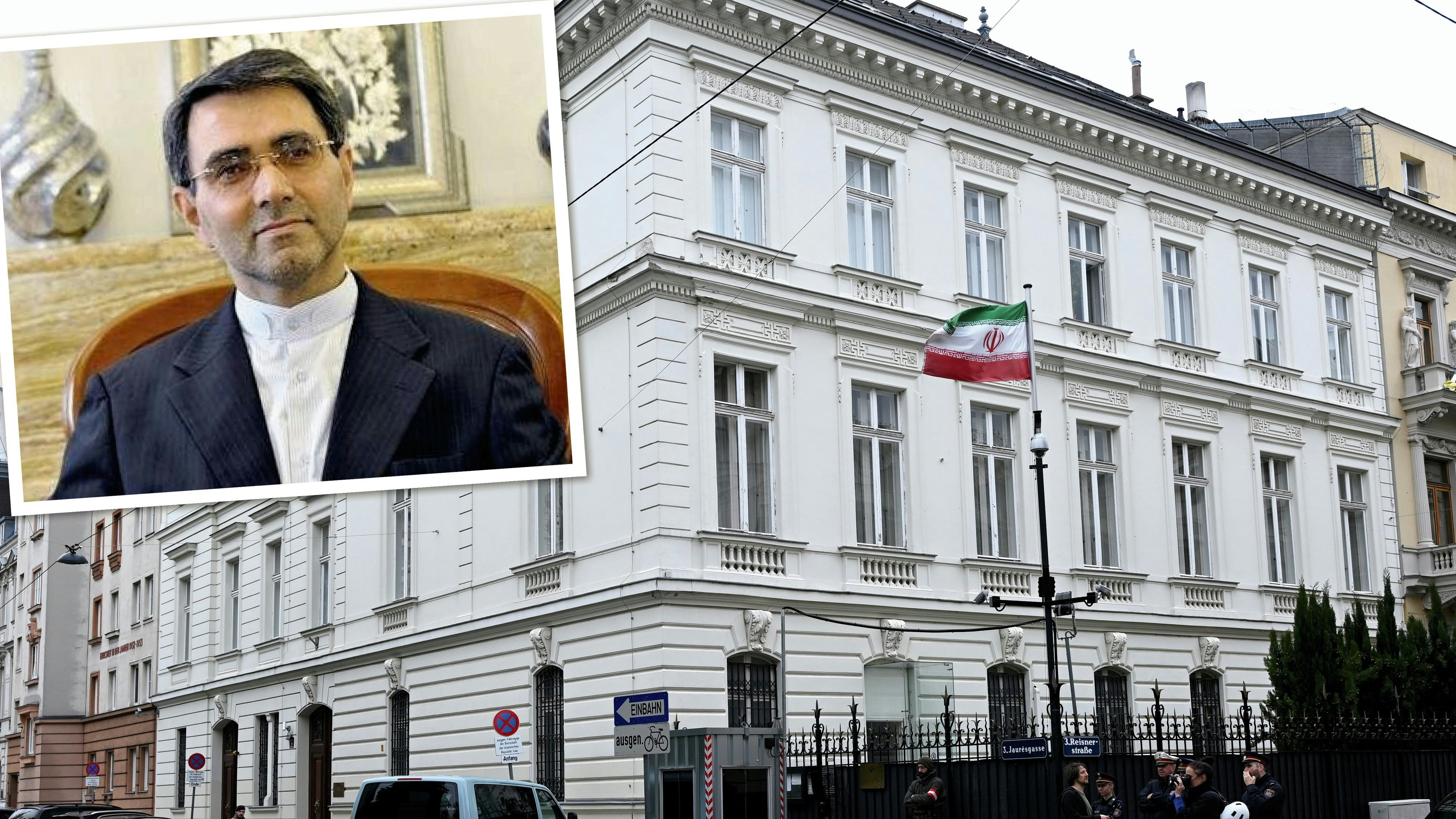 Der iranische Top-Diplomat Gholamrezi Derikvand soll Wien fluchtartig in die Schweiz verlassen haben