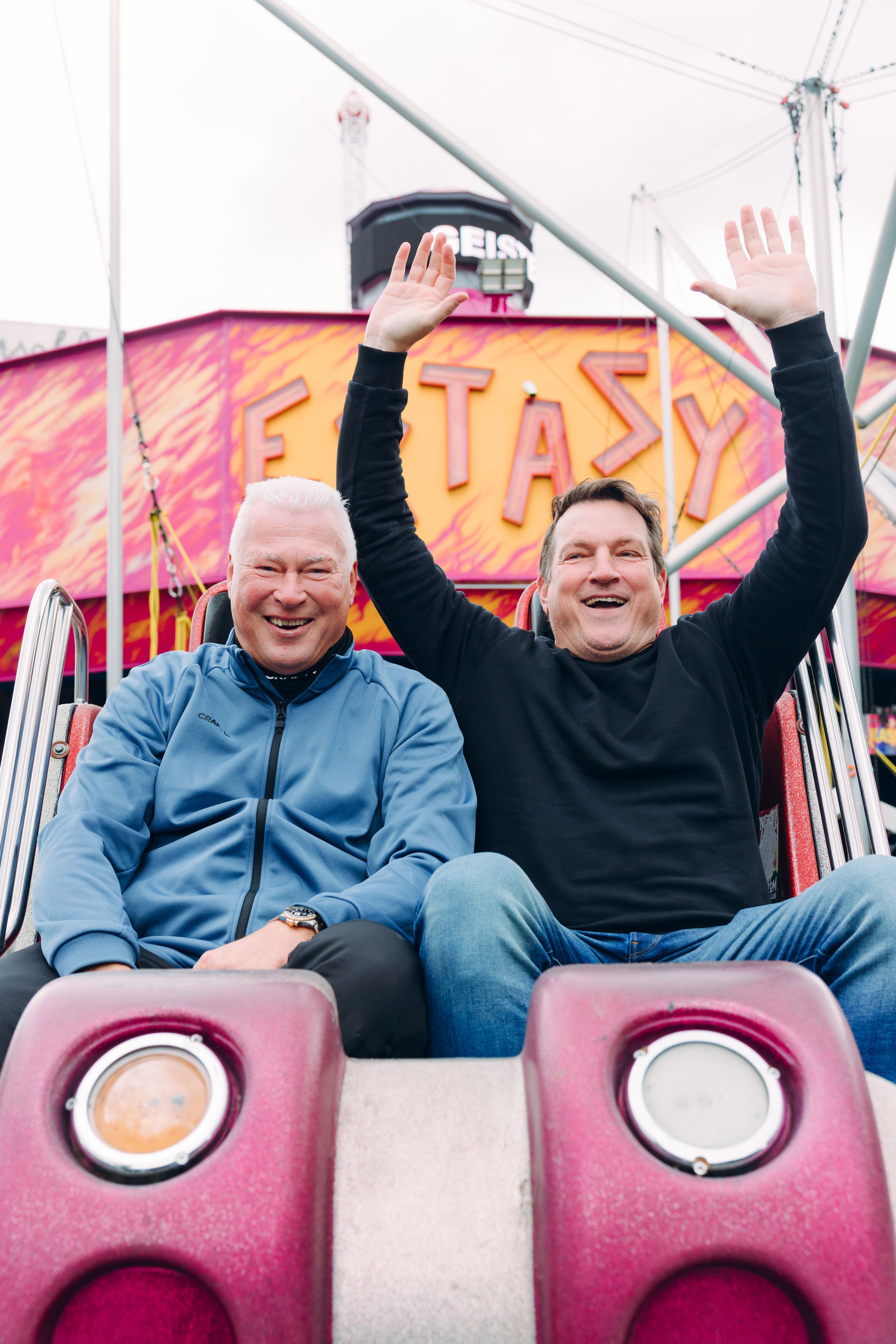 Polster und Herzog im Prater – sie promoten ihr Buch 