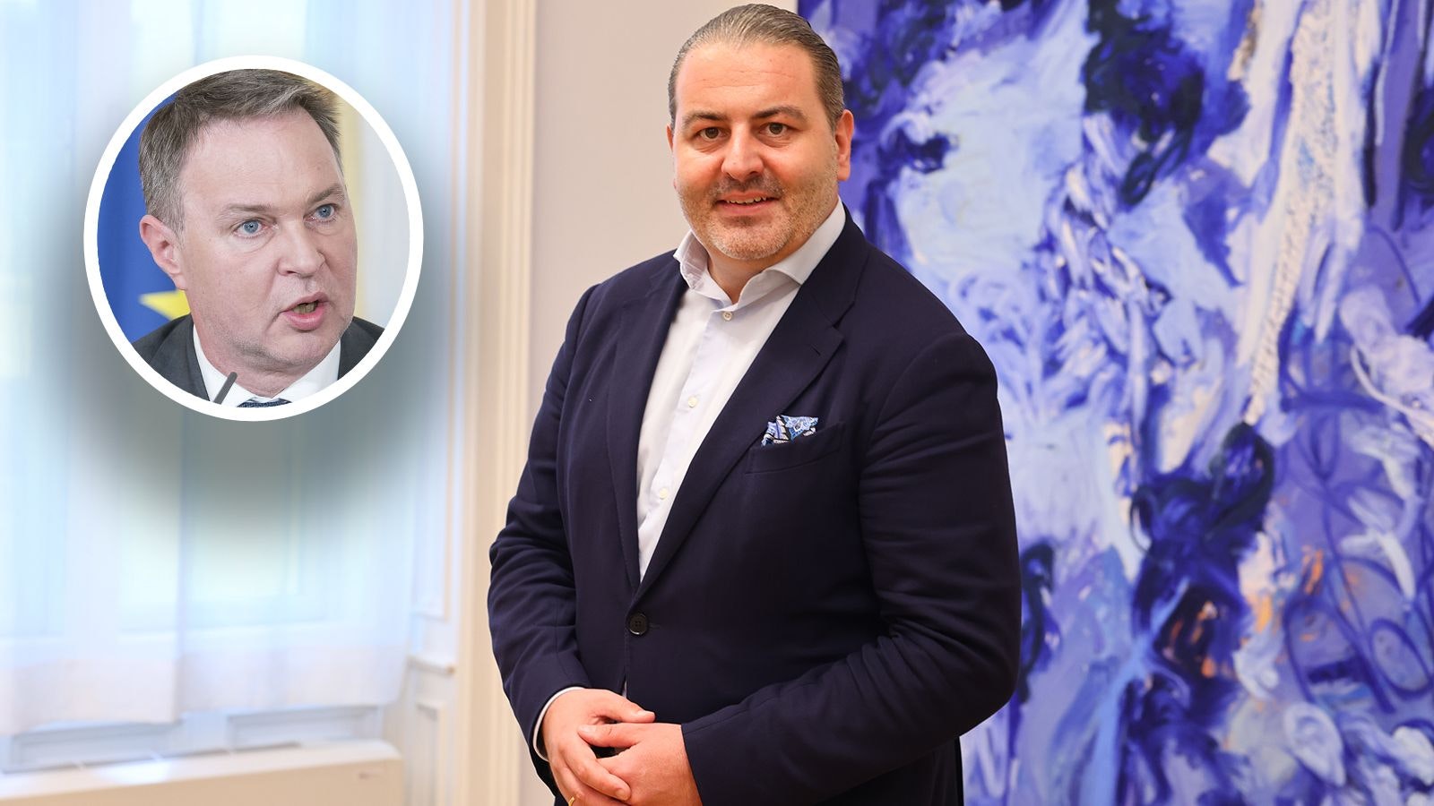 FPÖ-Mann Leo Lugner warnt vor Andreas Babler.