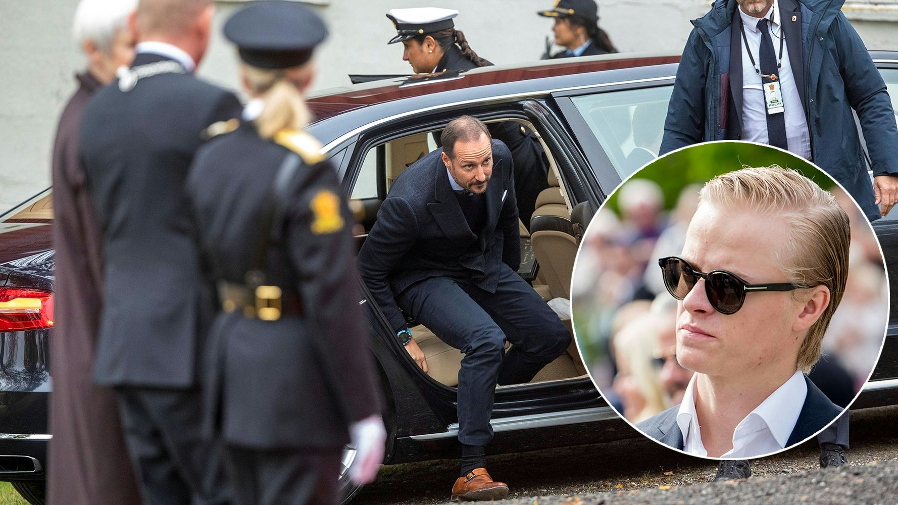 Kronprinz Haakon wollte sich nach Marius erkundigen.