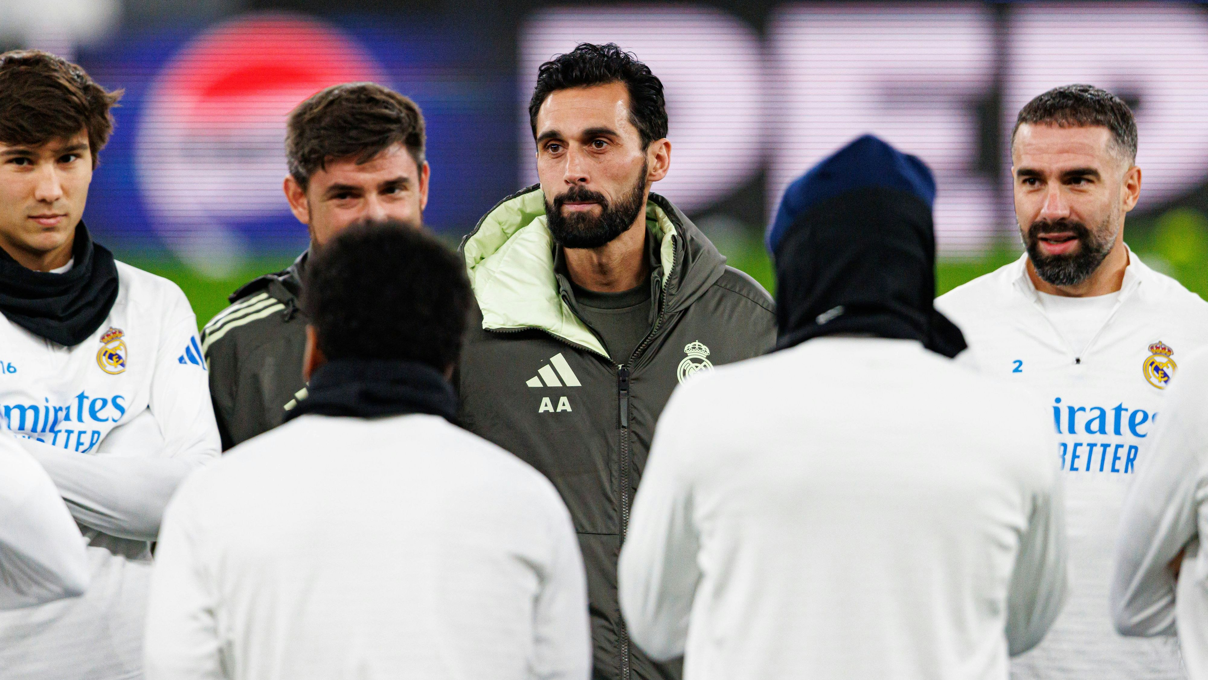 Real-Madrid-Trainer Alvaro Arbeloa. 