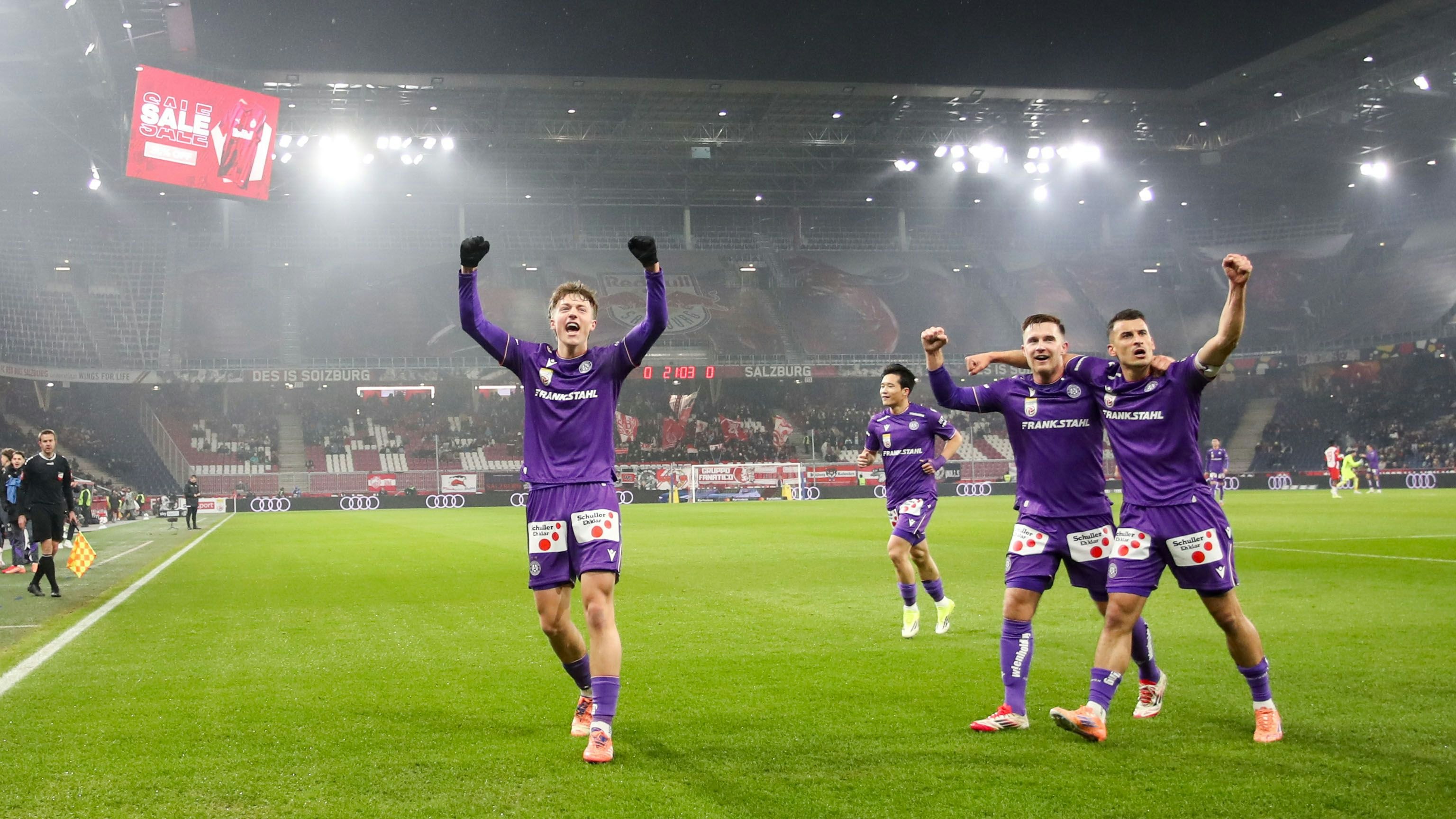 Heute.at - Wiener Austria feiert ersten Sieg in Salzburg seit 2014