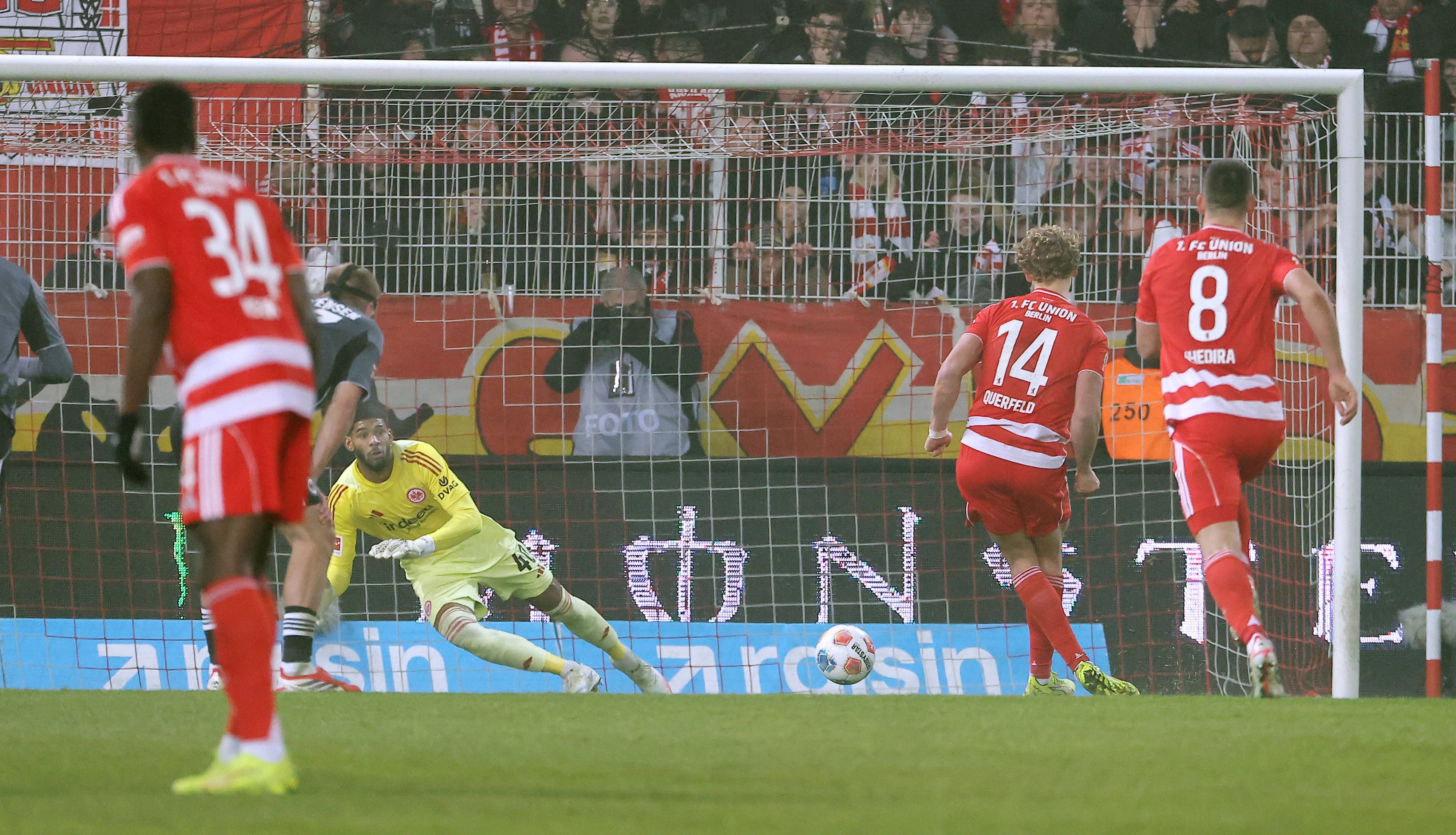 Heute.at - Querfeld-Tor rettet Union Punkt gegen Frankfurt