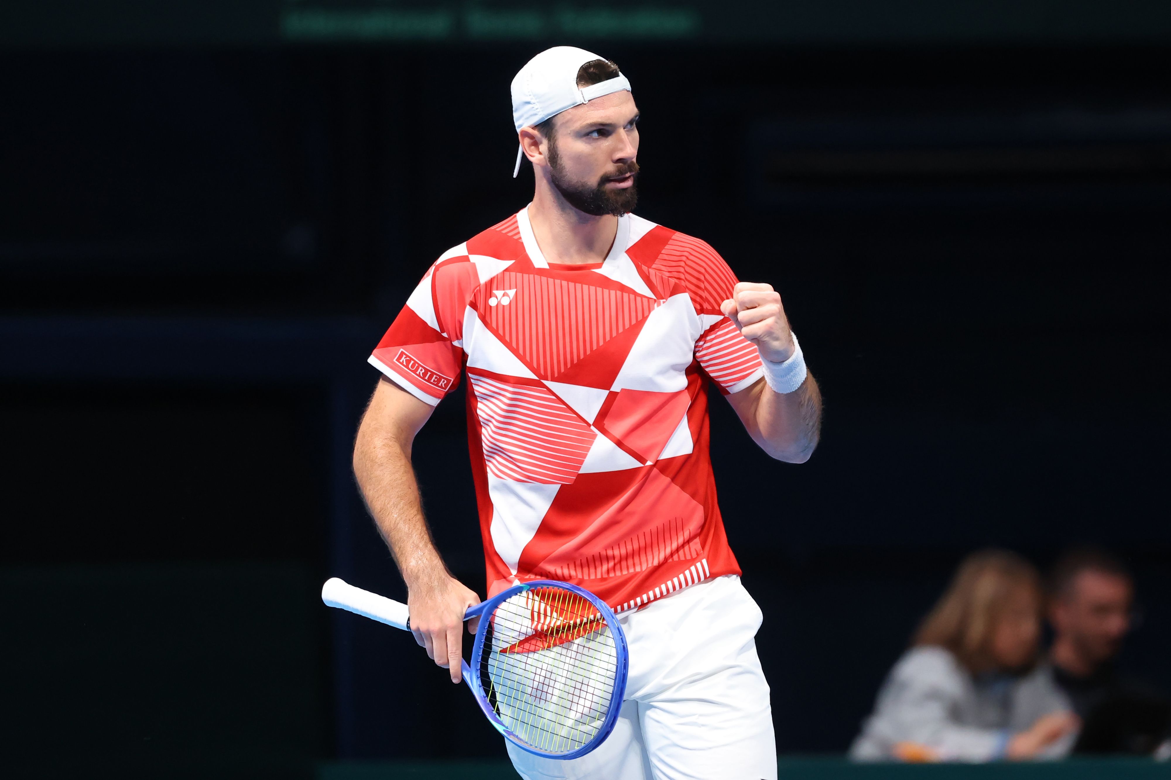 Österreichs Tennis-Star Jurij Rodionov. 