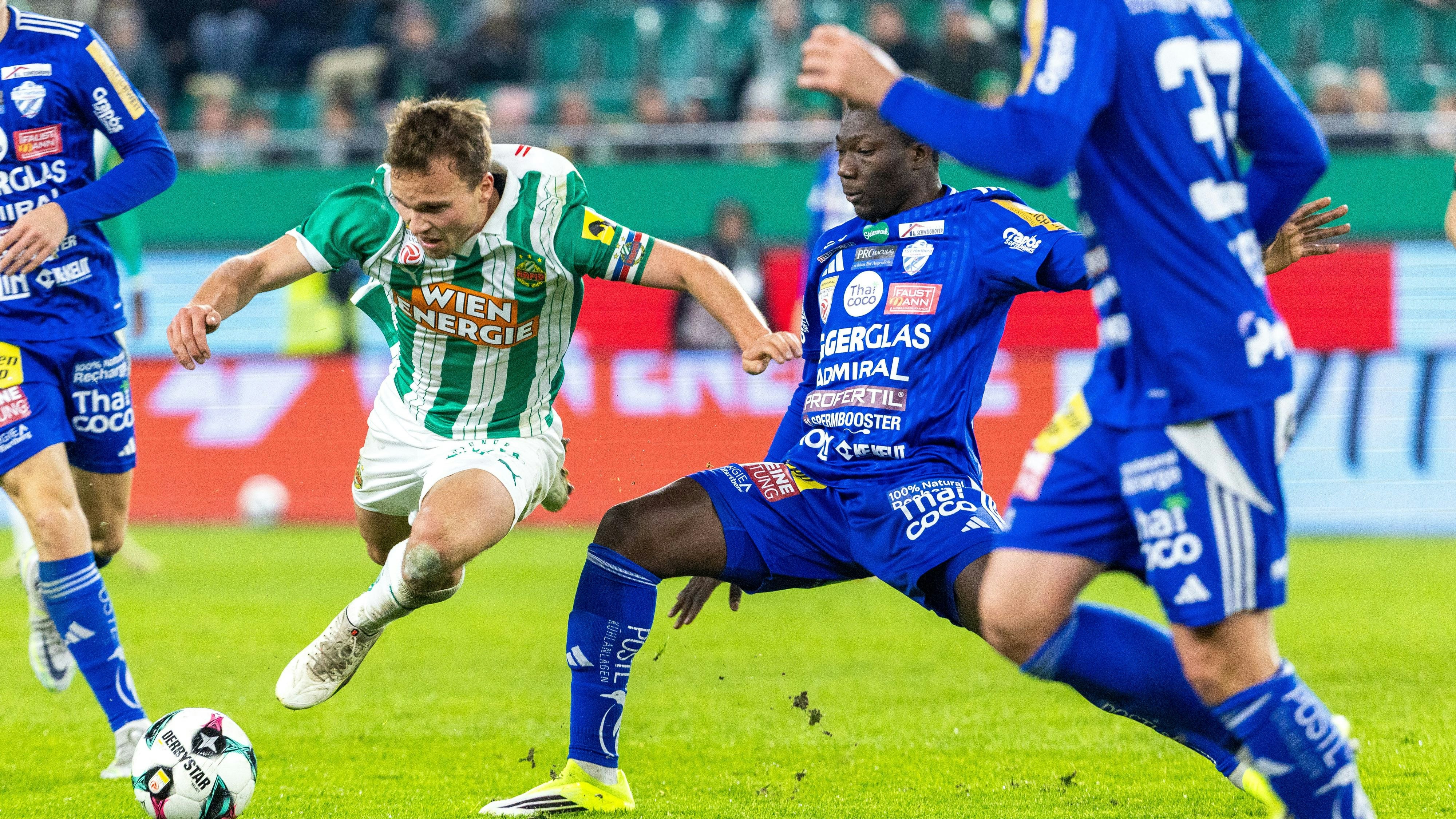 Heute.at - Rapid kommt gegen Hartberg nicht über ein Remis hinaus