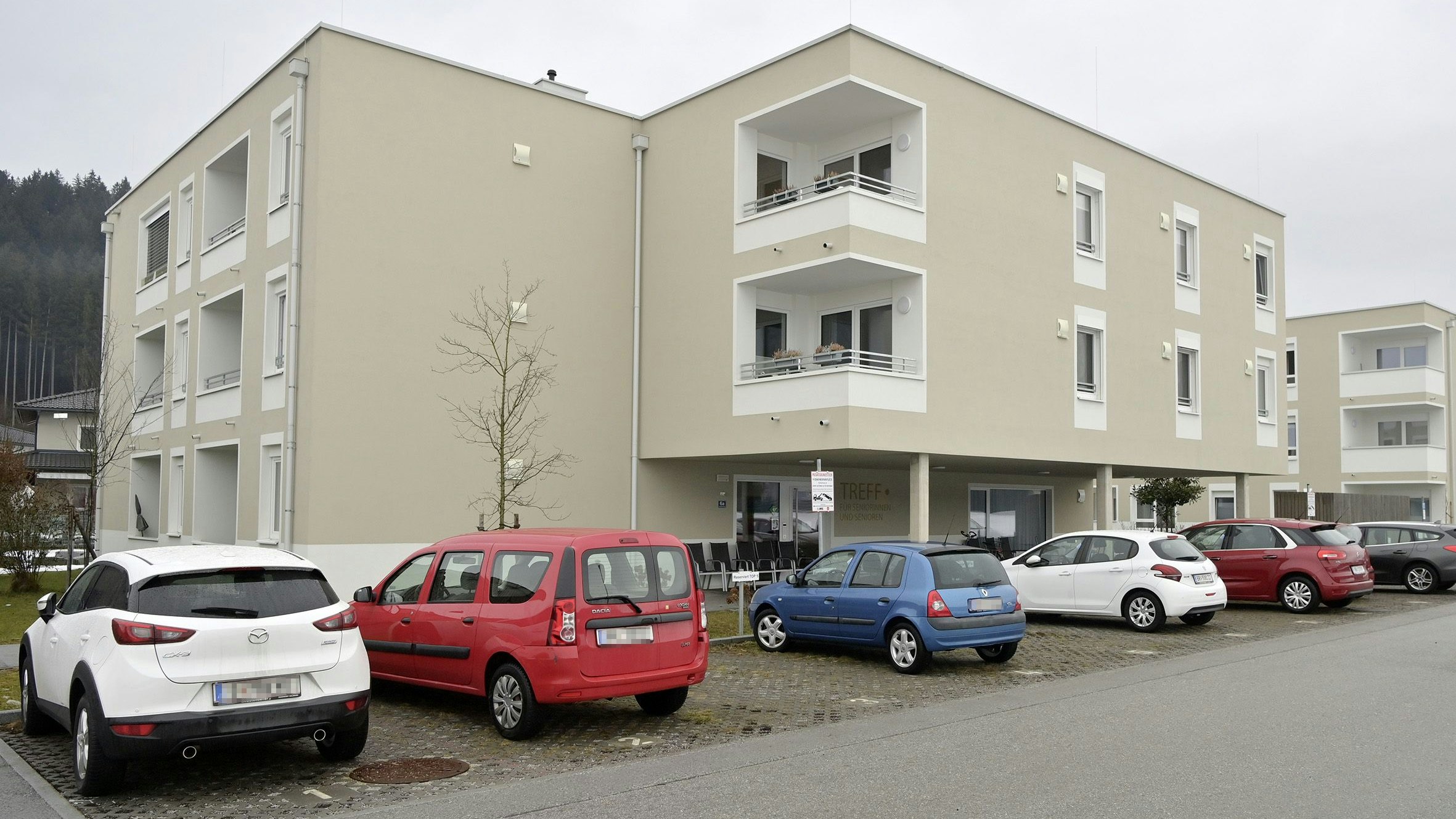 In diesem Wohnkomplex kam es zum Mordversuch. 