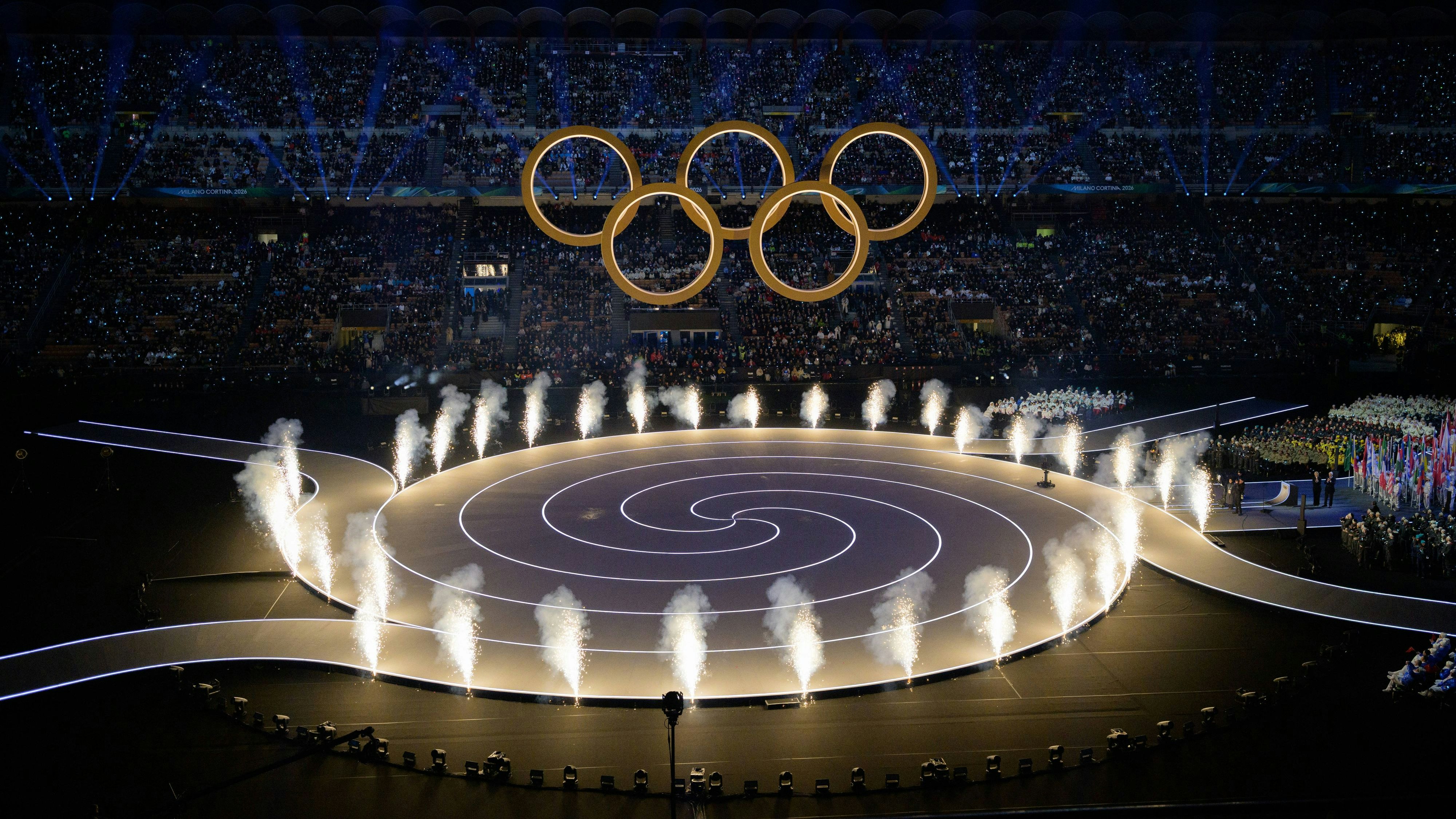 Die Olympischen Winterspiele in Mailand und Cortina sind am Freitag eröffnet worden. 