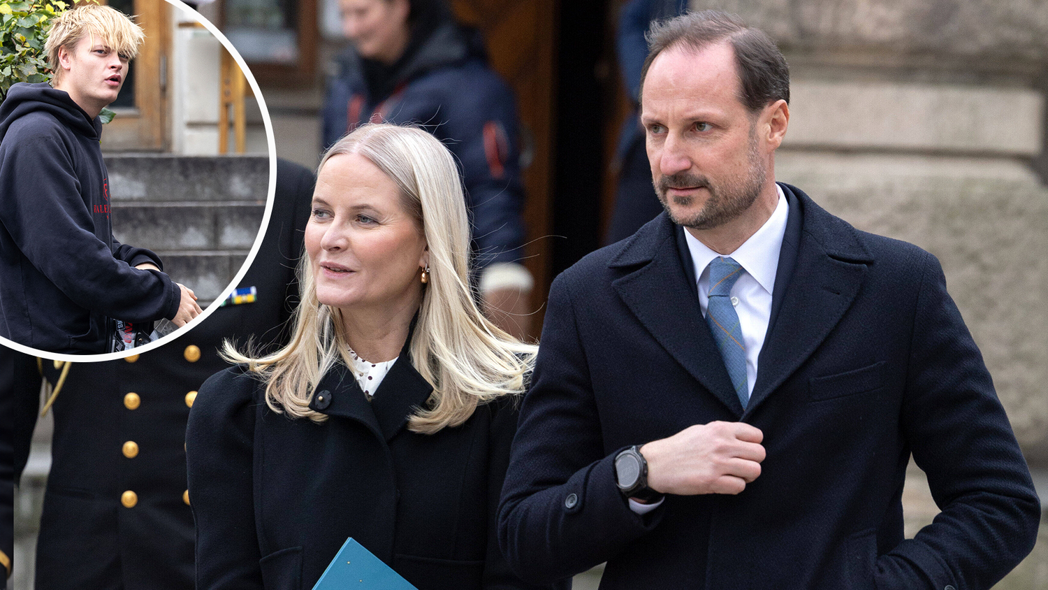Kronprinzessin Mette-Marit und Kronprinz Haakon von Norwegen haben Marius im Gefängnis besucht.