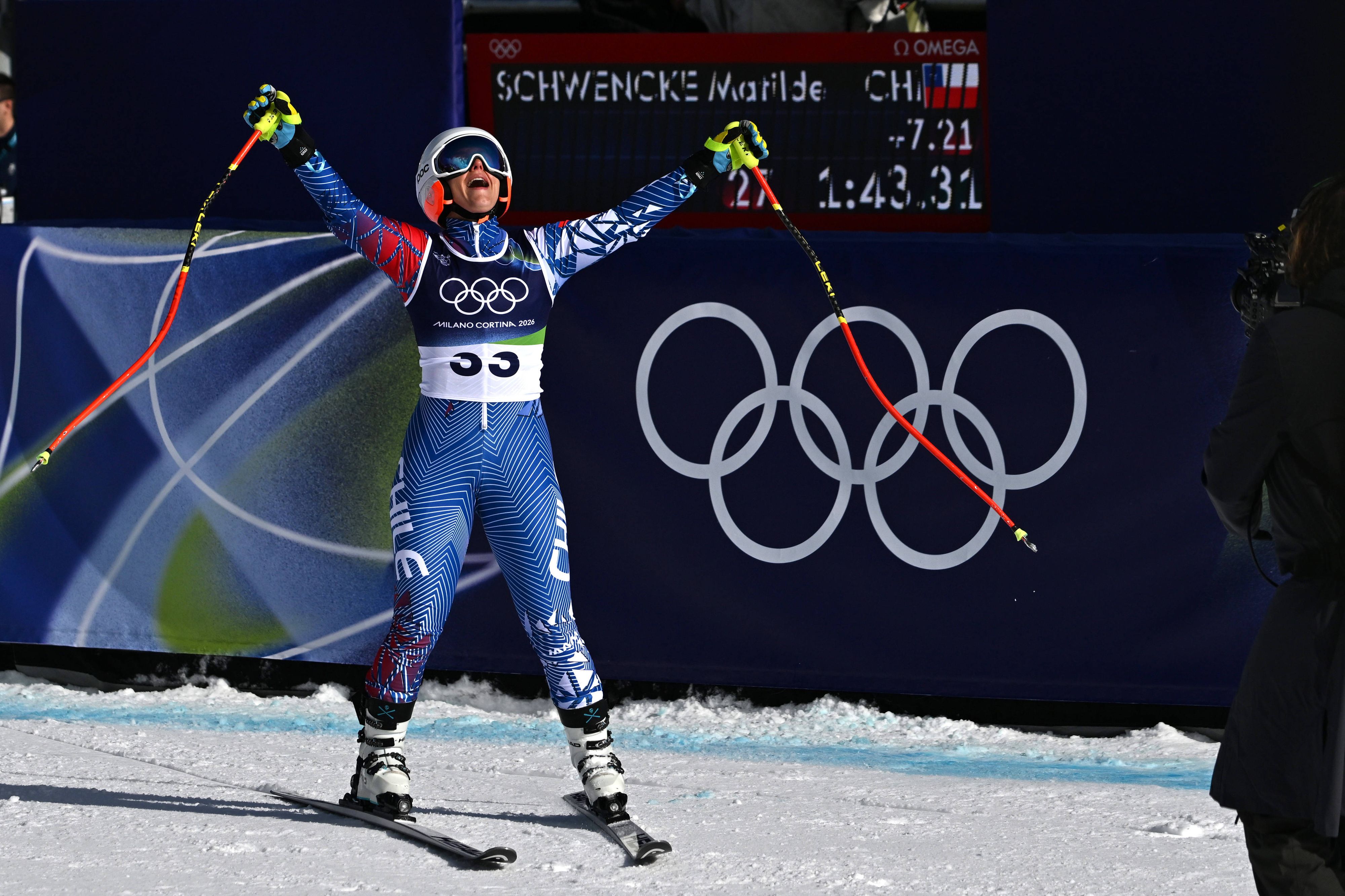 Matilde Schwencke war die Freude im Ziel anzusehen. 