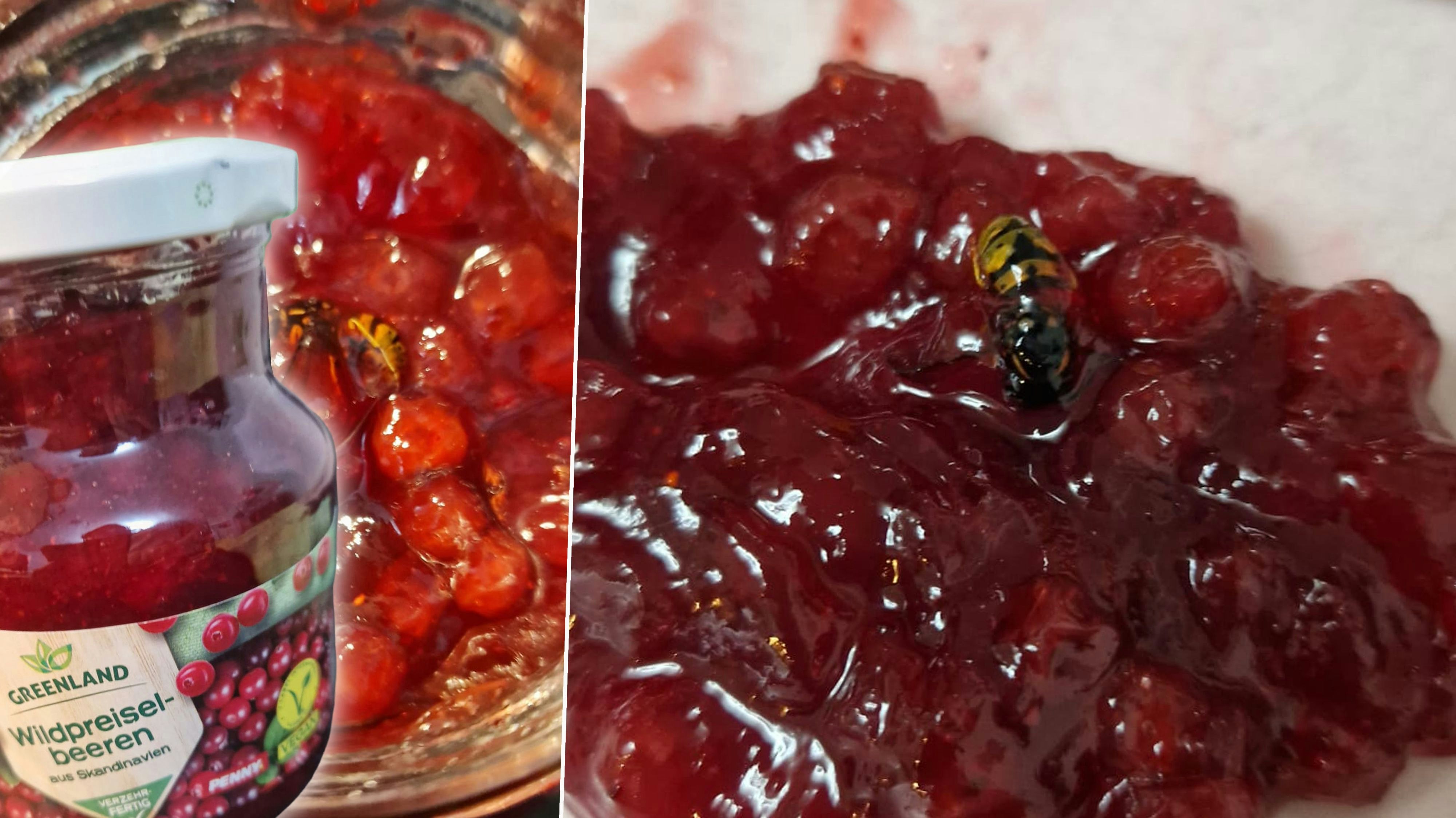 Albtraum! Allergikerin stößt in Obstglas auf Erzfeind