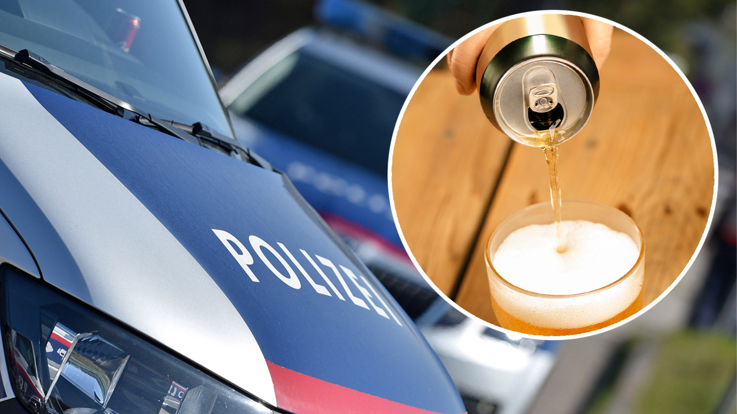 Beim Urin-Test der Polizei füllte der 21-Jährige einfach Bier in den Becher. (Symbolbild)