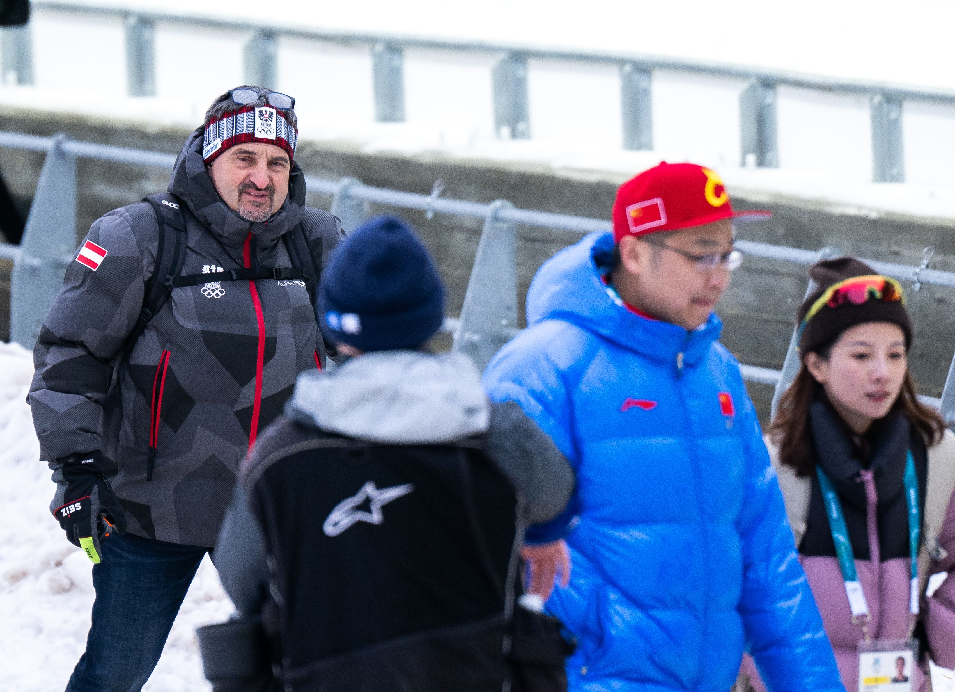 Rodel-Legende Georg Hackl (l.)