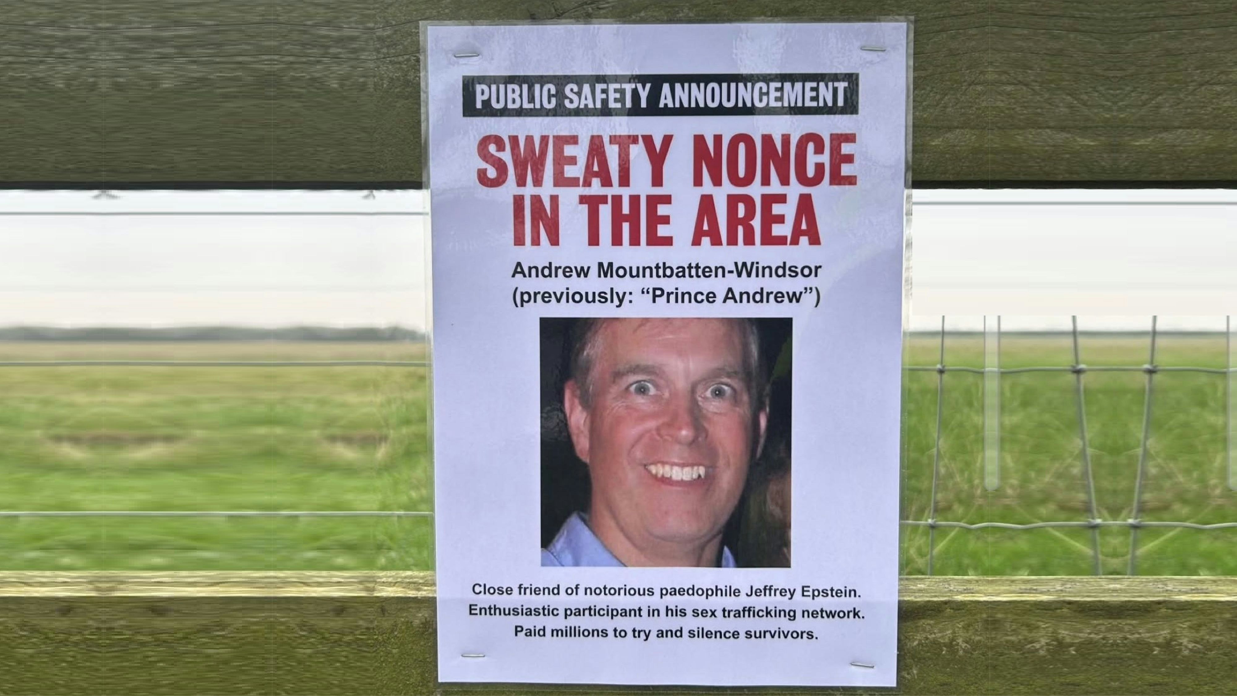 Warnung vor Andrew in Sandringham