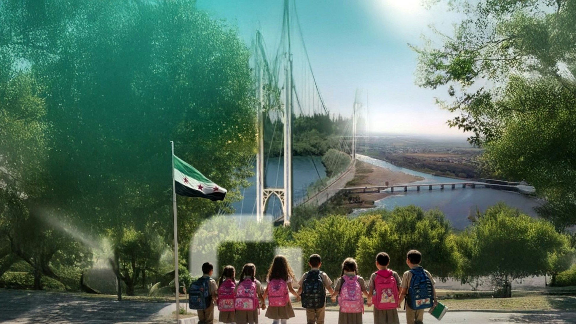 Neue Brücken, moderne Glasfaserkabel, Flughafen-Ausbau – Syrien soll mit internationalen Investitionen bald wieder in neuem Glanz erstrahlen (Symbolbild, KI-generiert)