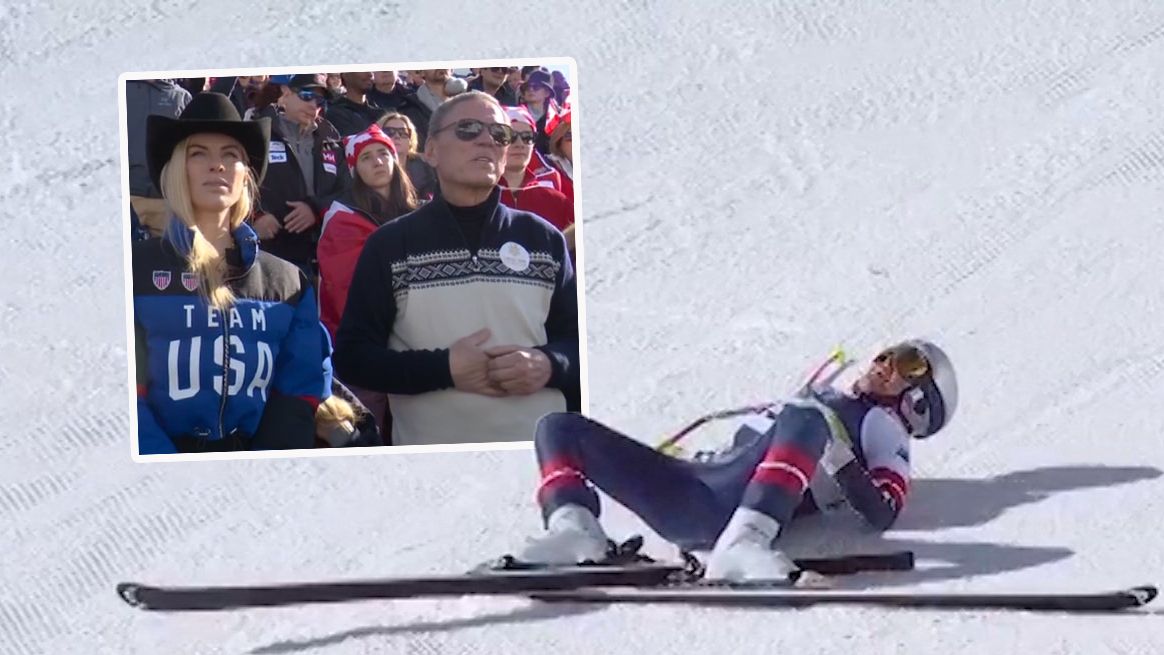 Schwester Karin und Papa Alan Kildow litten im Ziel mit Lindsey Vonn mit.