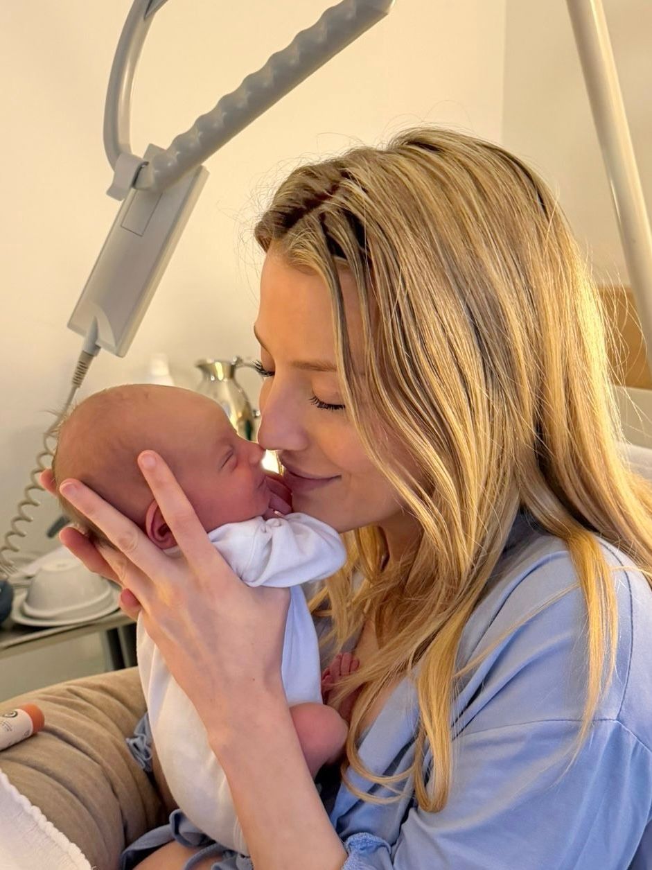 Chiara Pisati mit ihrem Sohn