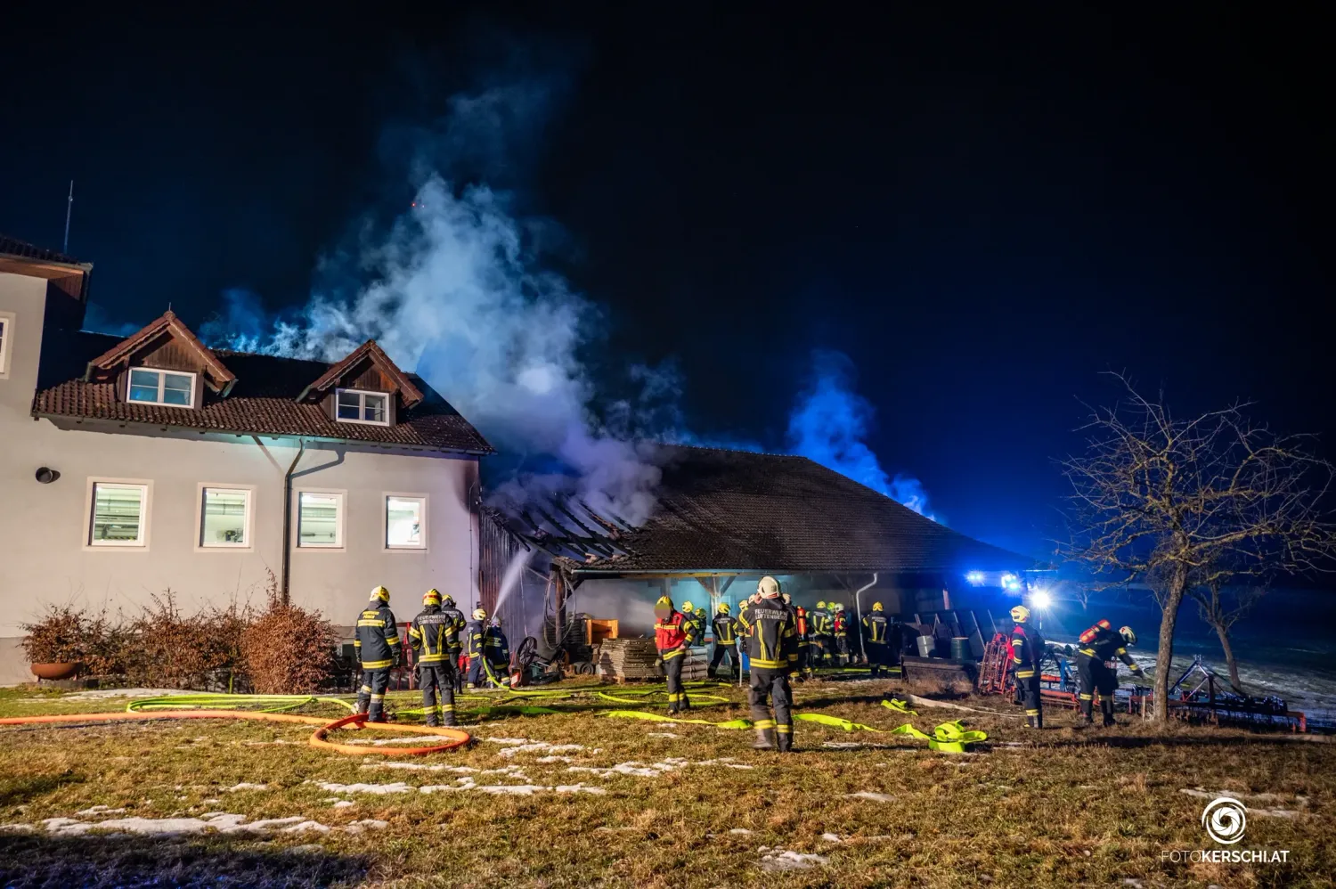 Nach dem Brand in der Nacht auf Samstag gibt es nun einen Verdächtigen.